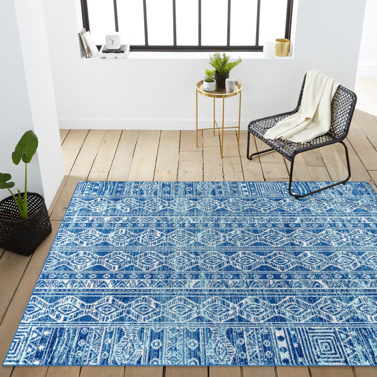 Tapis moderne boho Vintage Tribal persan