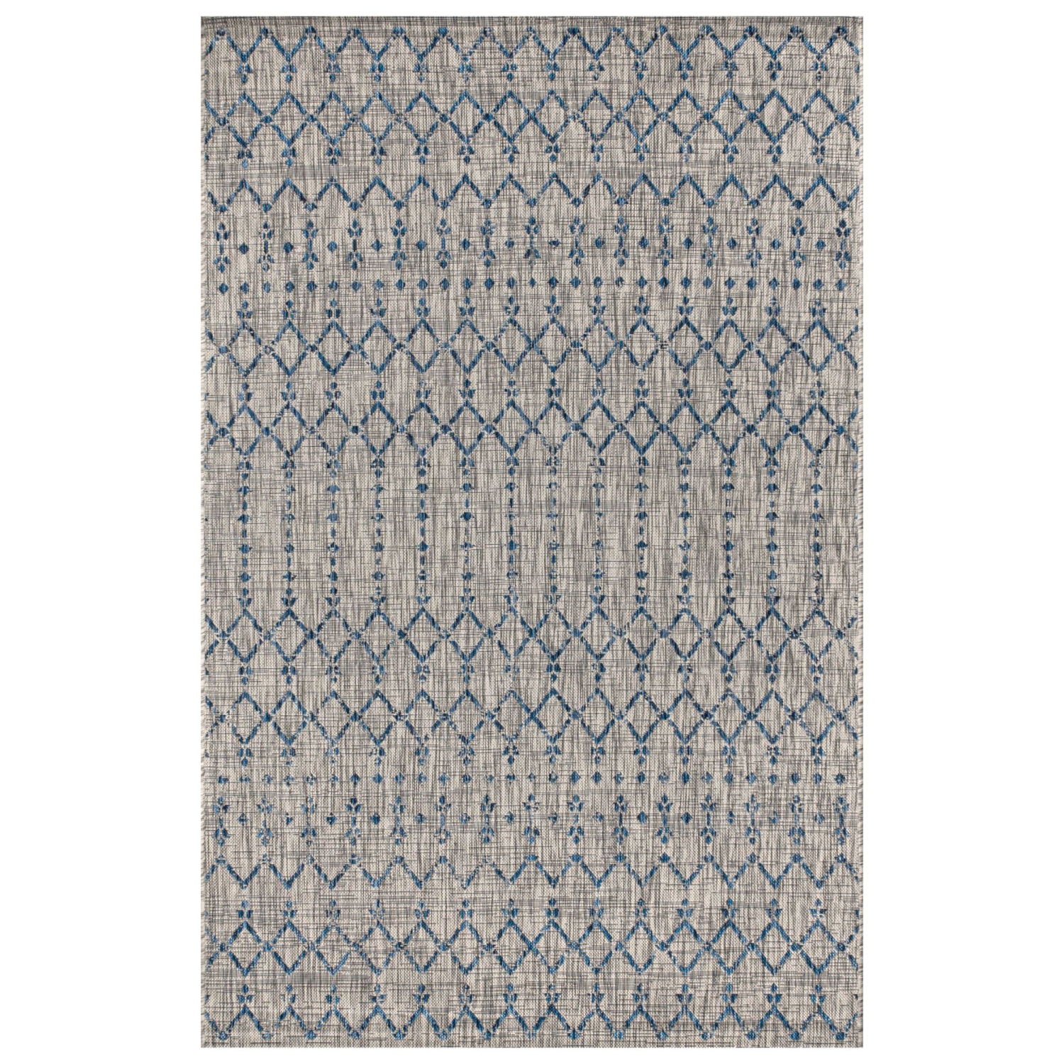 Ourika Moroccan Geometric Textured Weave Indoor/Outdoor Area Rug
