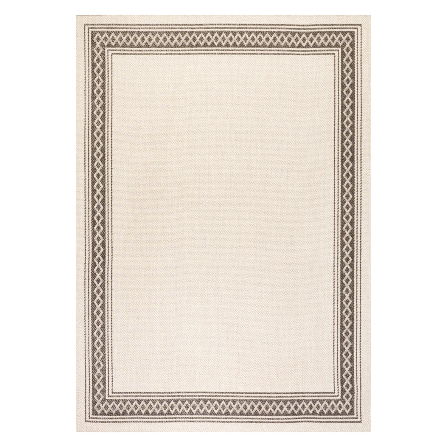 Lucia Classic Diamond Border Indoor/Outdoor Area Rug