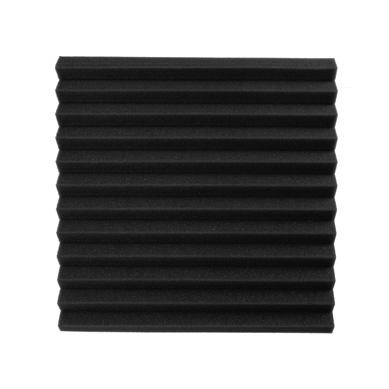 12Pcs panneaux en mousse acoustique Wedge 25&nbsp;mm mousse à l'épreuve du bruit traitement des carreaux de studio pièce