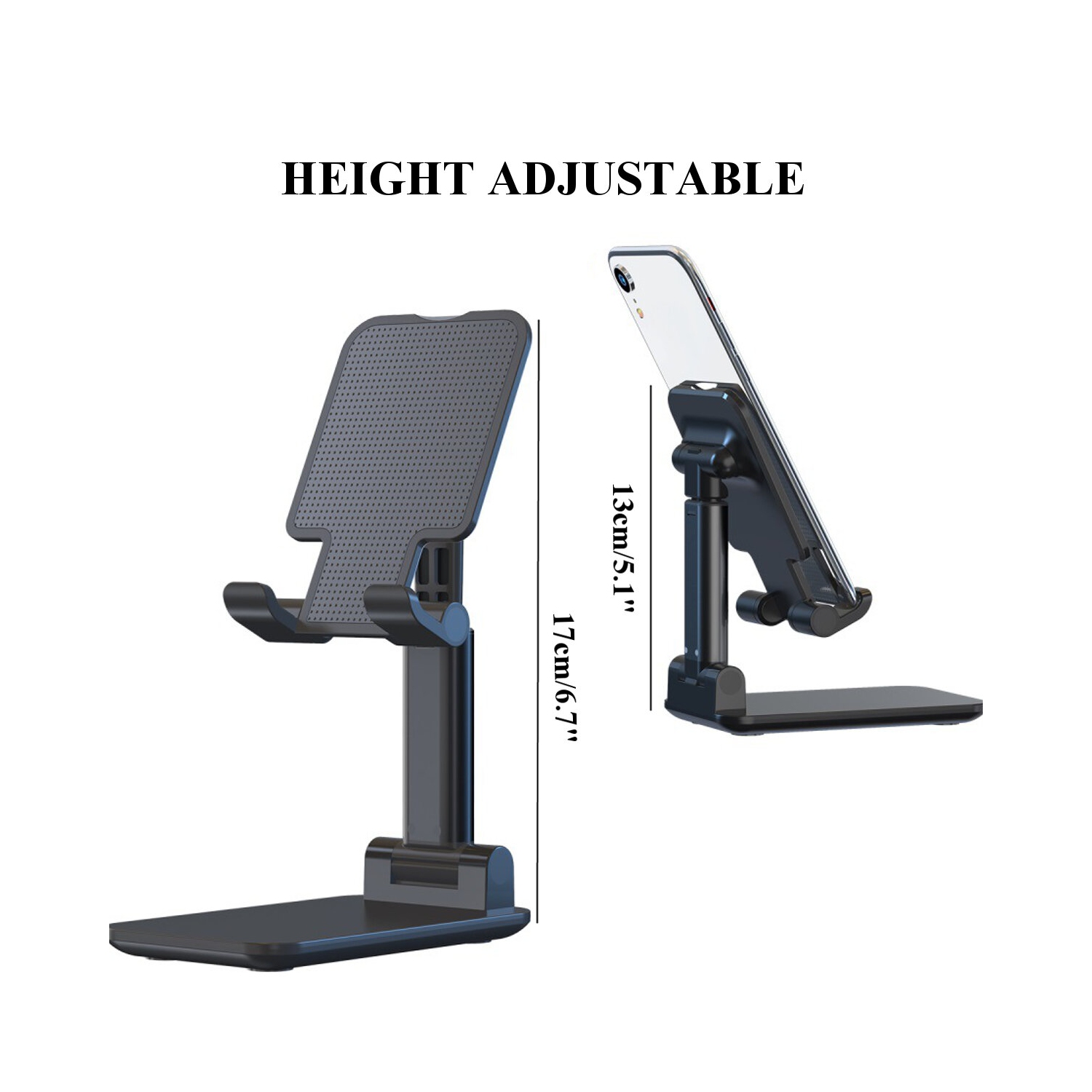 CCT4 Universal Folding Telescopic Desktop Mobile Phone Tablet Holder Stand for iPad Air for iPhone 12 XS 11 Pro POCO X3 NFC