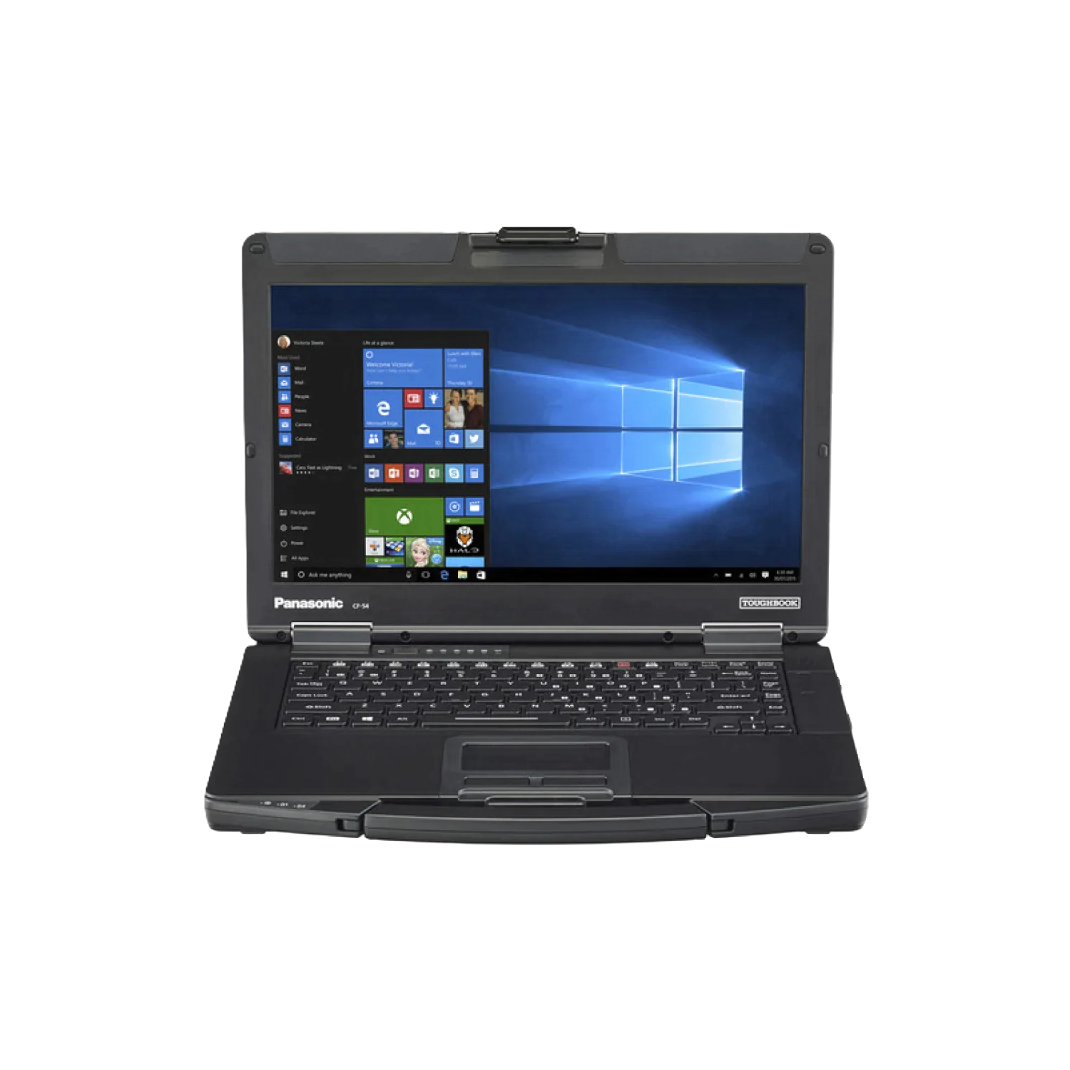 Refurbished-Panasonic Toughbook CF-54 MK2, Semi-Rugged 14" HD Laptop, Intel Core i5-6300U, 16GB, 1TB SSD, 4G LTE, Windows 10 Pro