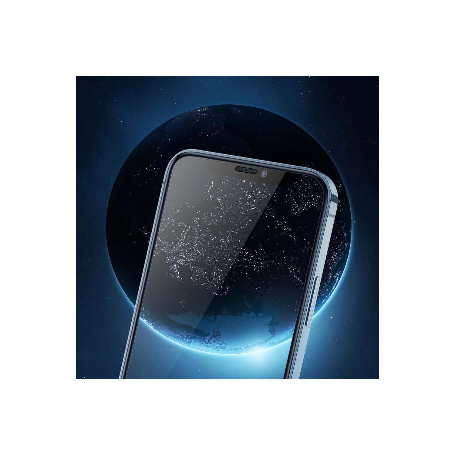 BlitzWolfBW-AY4 9H 0,25&nbsp;mm HD anti-explosion anti-rayure colle intégrale 3D Full Cover Protecteur d'écran en verre trempé pour iPhone 12 mini