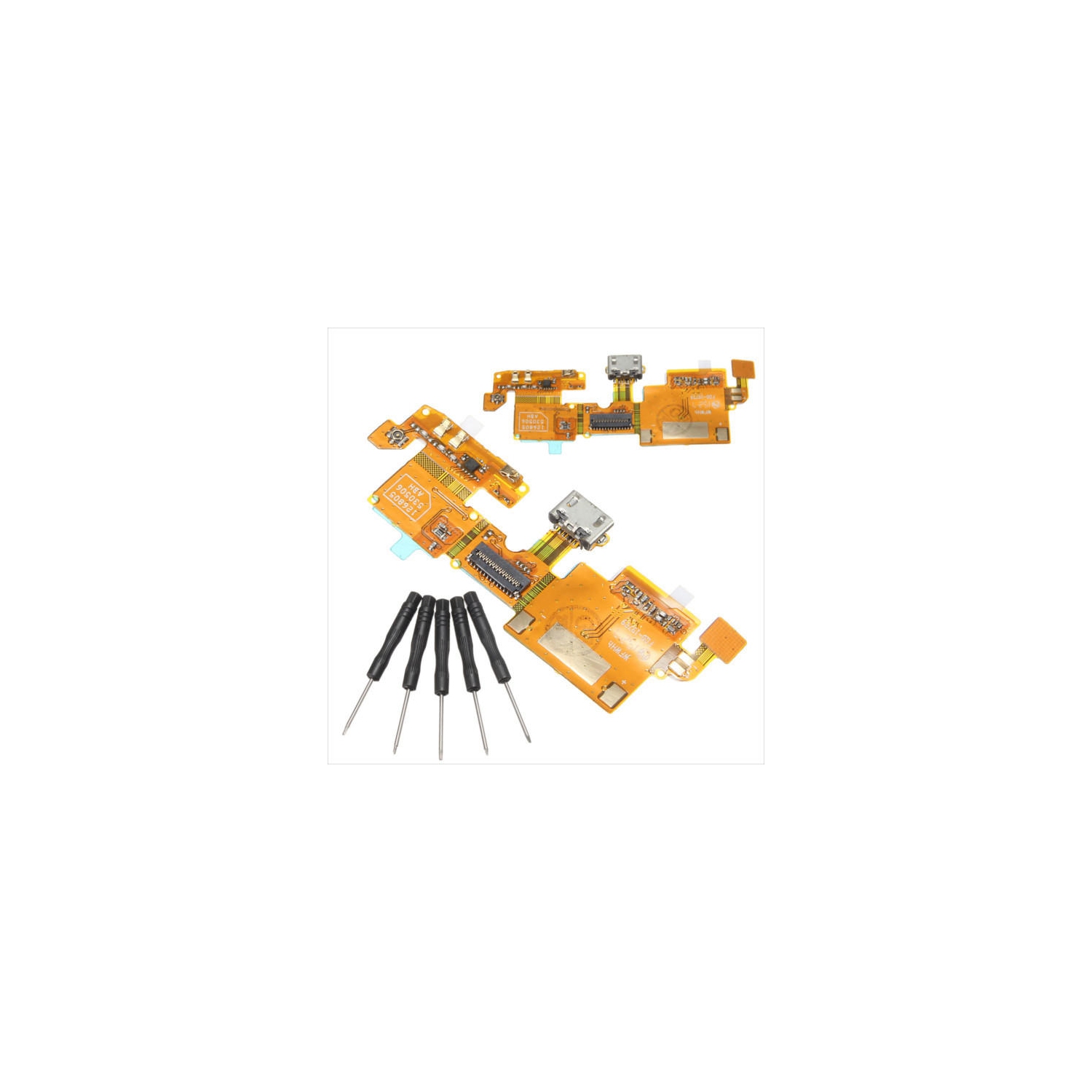 USB Charging Charger Port Connector Flex Cable Ribbon Replacement With Tool For ZTE Blade V6