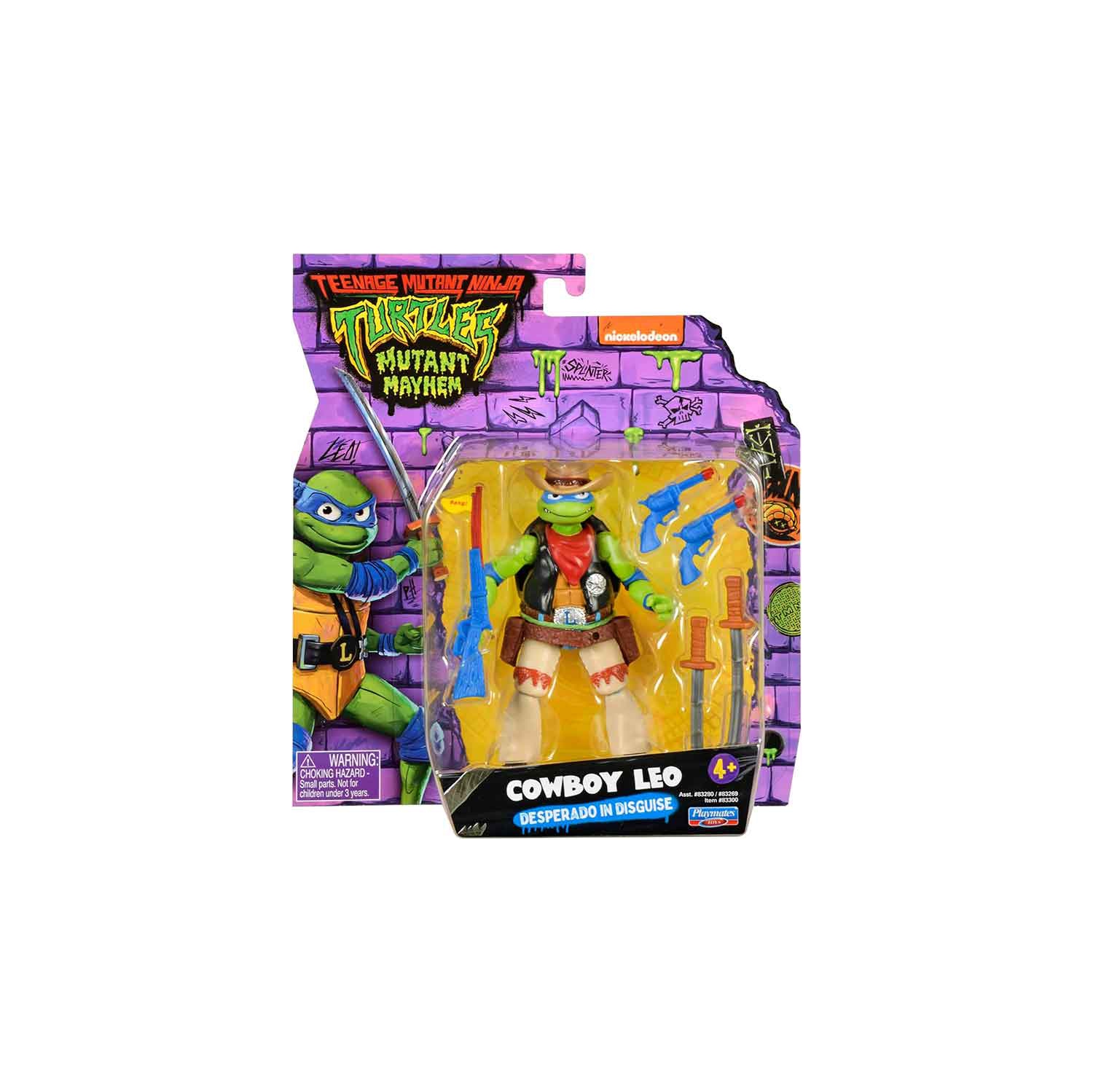 Teenage Mutant Ninja Turtles 5 Inch Action Figure Mutant Mayhem - Cowboy Leo