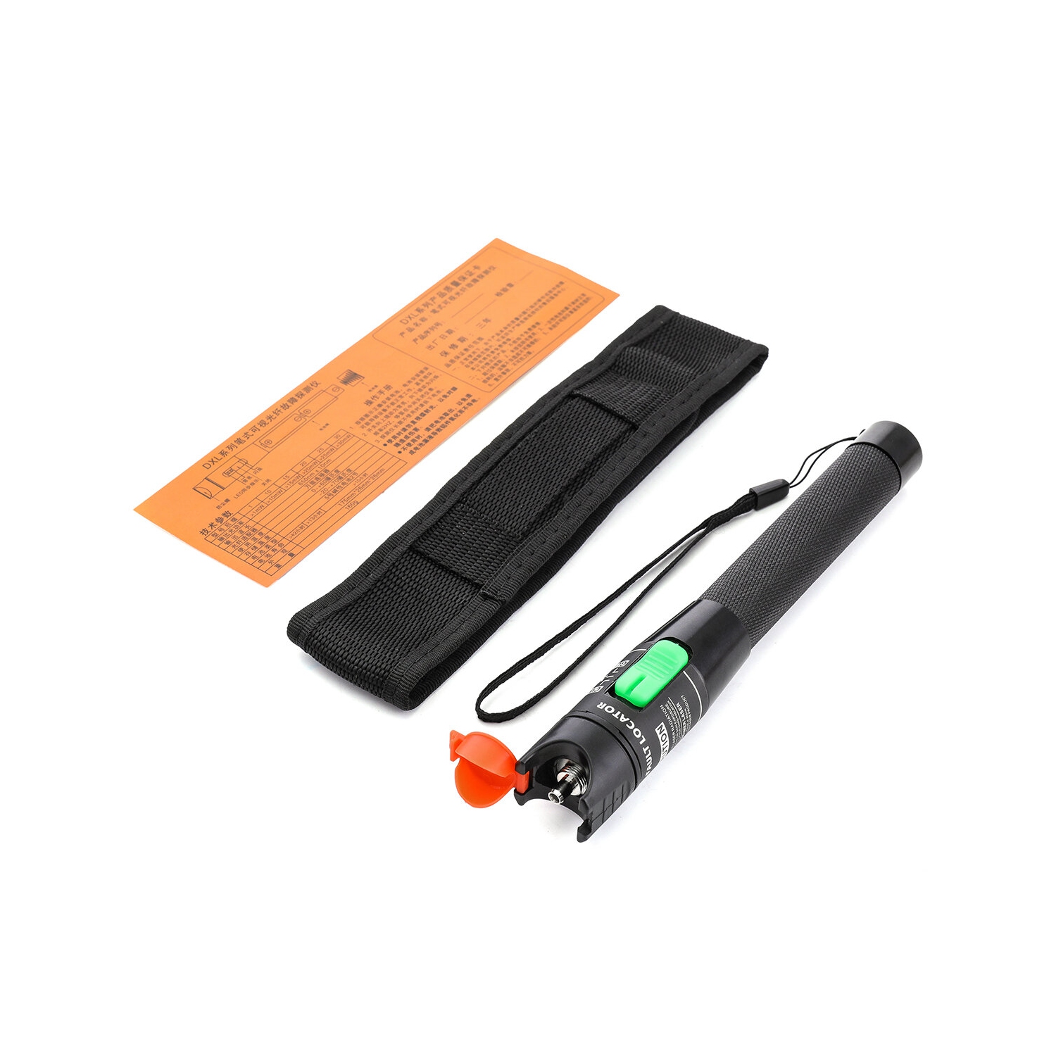 30mW 30&nbsp;km détecteur optique de défaut visuel de câble de fibre optique pour télécommunications CATV avec connecteur 1,25&nbsp;mm FC ou