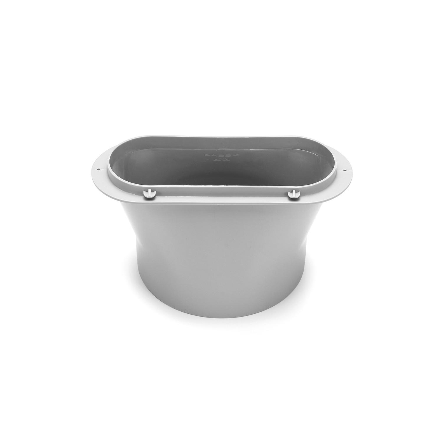 Connecteur de tube d'adaptation de fenêtre de 6 pouces pour plaque de kit de tuyau d'échappement de climatiseur portatif