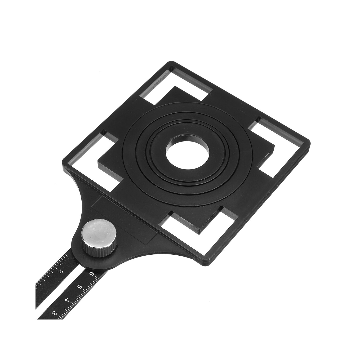 Adjustable 6 Fold Tool Angle Ruler Ceramic Tile Hole Locator Set 25/40/45/55/75mm Drill Guide Openings Locator Sets