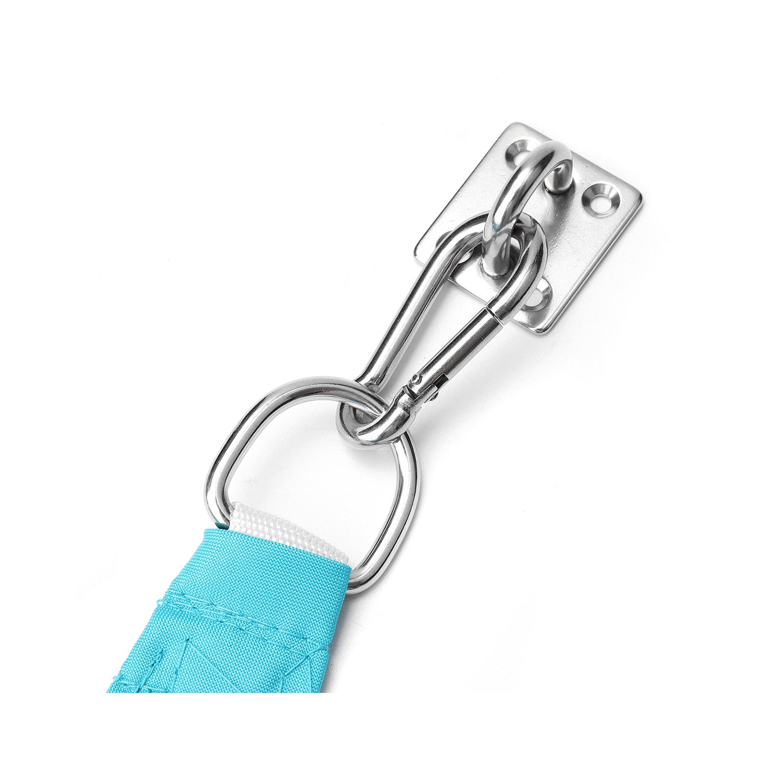 24pcs Accessoires pour voile d'ombrage pour remplacement de voile d'ombrage rectangulaire ou carré