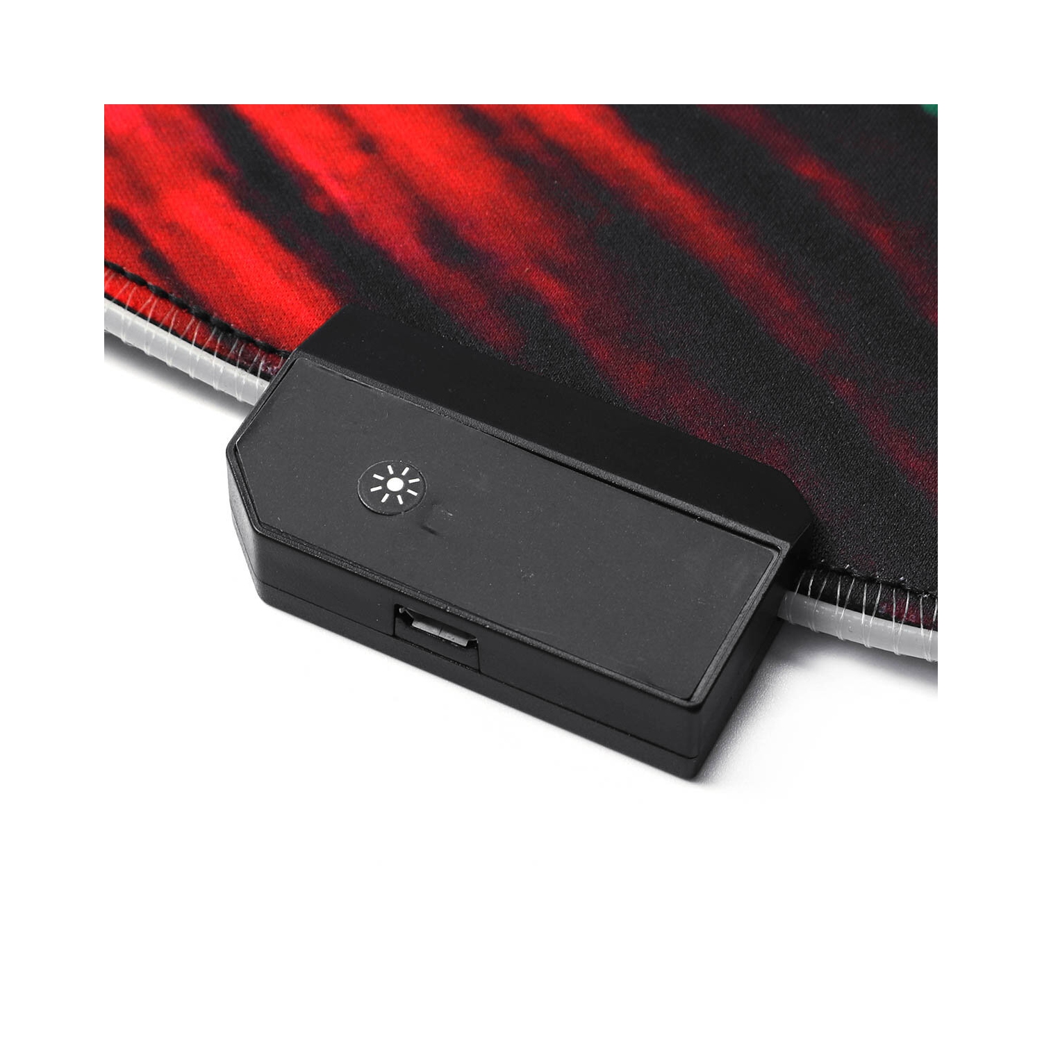 RGB Mouse Pad Soft Rubber Anti-slip USB Powered Starry Sky LED Glowing Gaming Keyboard Pad Desktop Protective Mat for Home Office