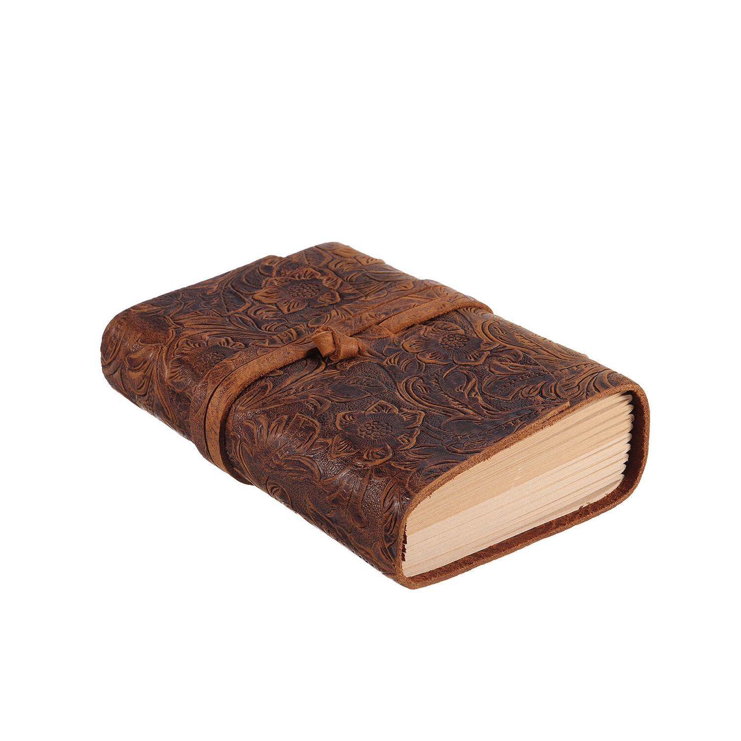 Thick Genuine Leather Journal Book 400 Pages Blank Paper Notebook Kraft Notepad Gift School Office Supplies 165mm*115mm*40mm