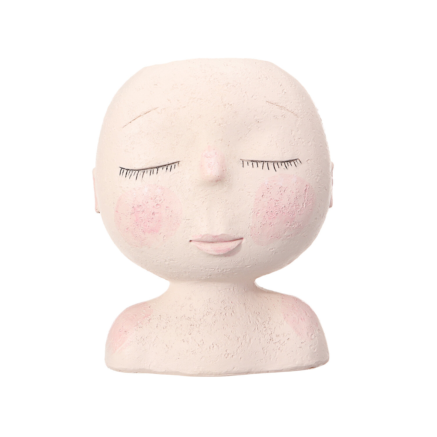 Ornement pot géant de fleurs en forme de poupée nordique vase en forme de pot en forme de fleur décor décoration de vase en forme de tête