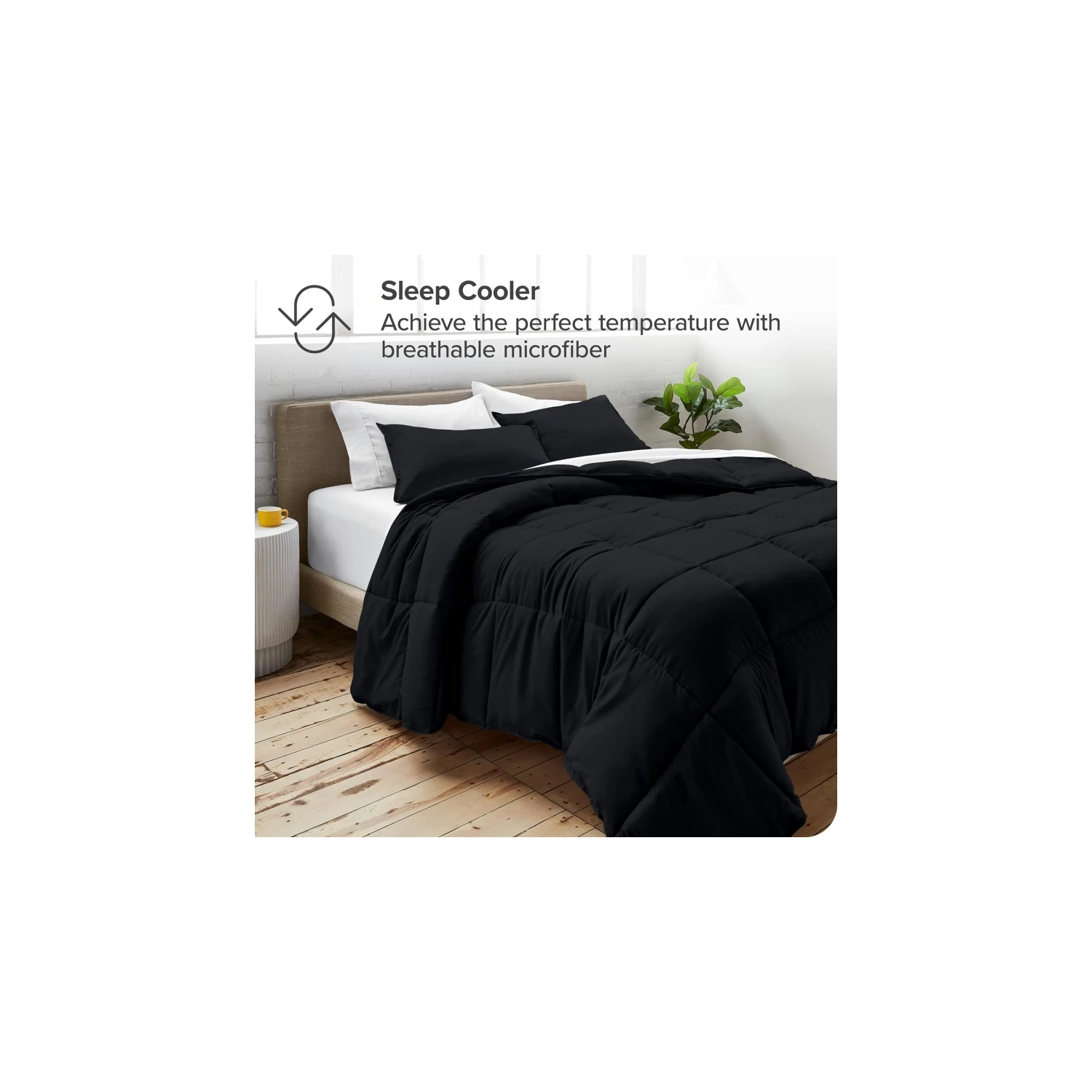 Ensemble de douillette Premium 1800 - Grand lit en duvet d'oie - très doux - toute saison chaude