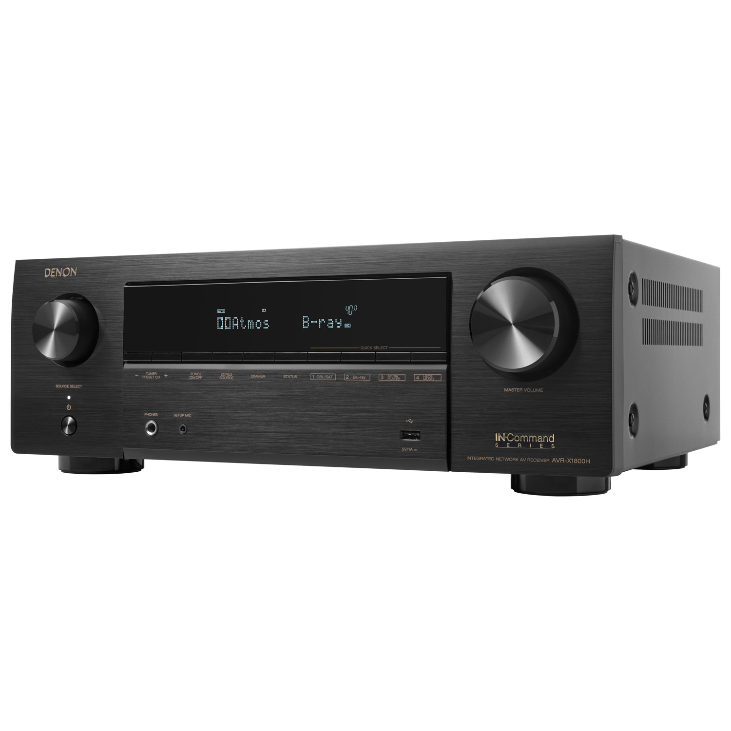 Denon AVR-X1800H 7.2 Channel 8K Dolby Atmos AV Receiver