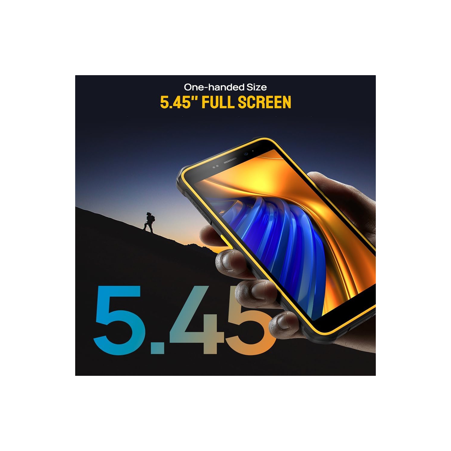 Ulefone Armor X12 Pro Rugged Smartphone Unlocked, MTK Helio G36 4GB+ 4GB Virtual RAM+64GB Android 13 Cell Phone, 13MP+8MP, 5.45" HD+, 4860mAh, Dual