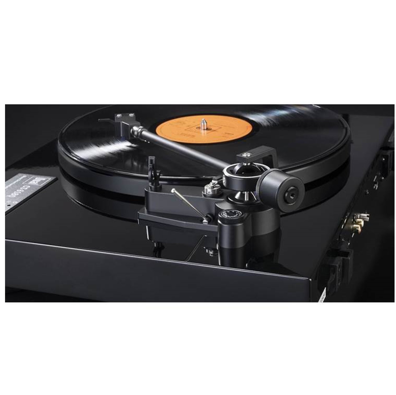 TOURNE-DISQUE MANUEL HIFI-618Q DOUBLE CS - NOIR LUSTRÉ
