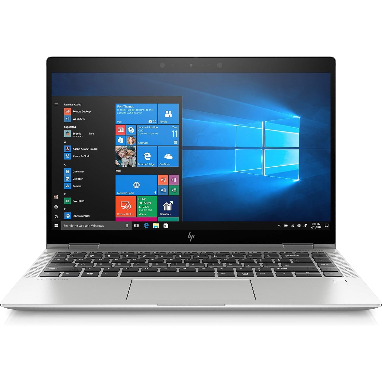 Refurbished - HP Elitebook x360 1040 G6 2-in-1 14" FHD Touch Laptop, Intel Core i7-8th Gen. 1.9GHz, 16GB RAM, 512GB SSD, Windows 11 Pro.