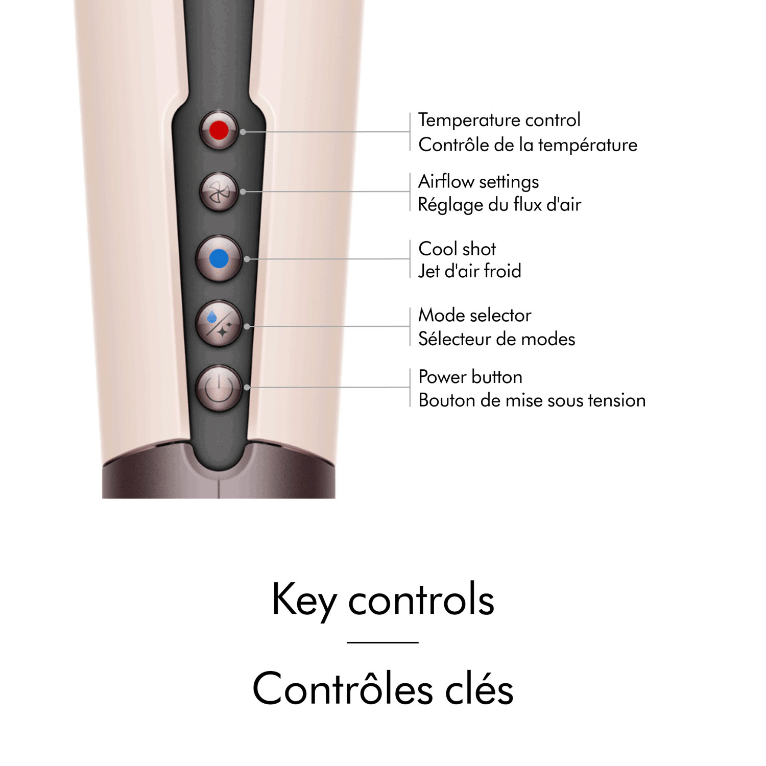 Dyson Airstrait Straightener - Ceramic Pink/Rose Gold