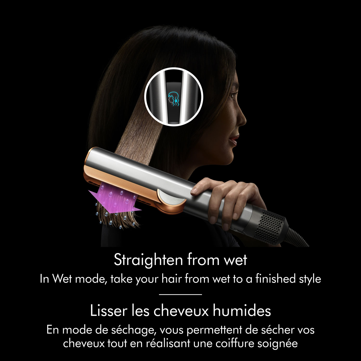 Dyson Airstrait Straightener - Ceramic Pink/Rose Gold