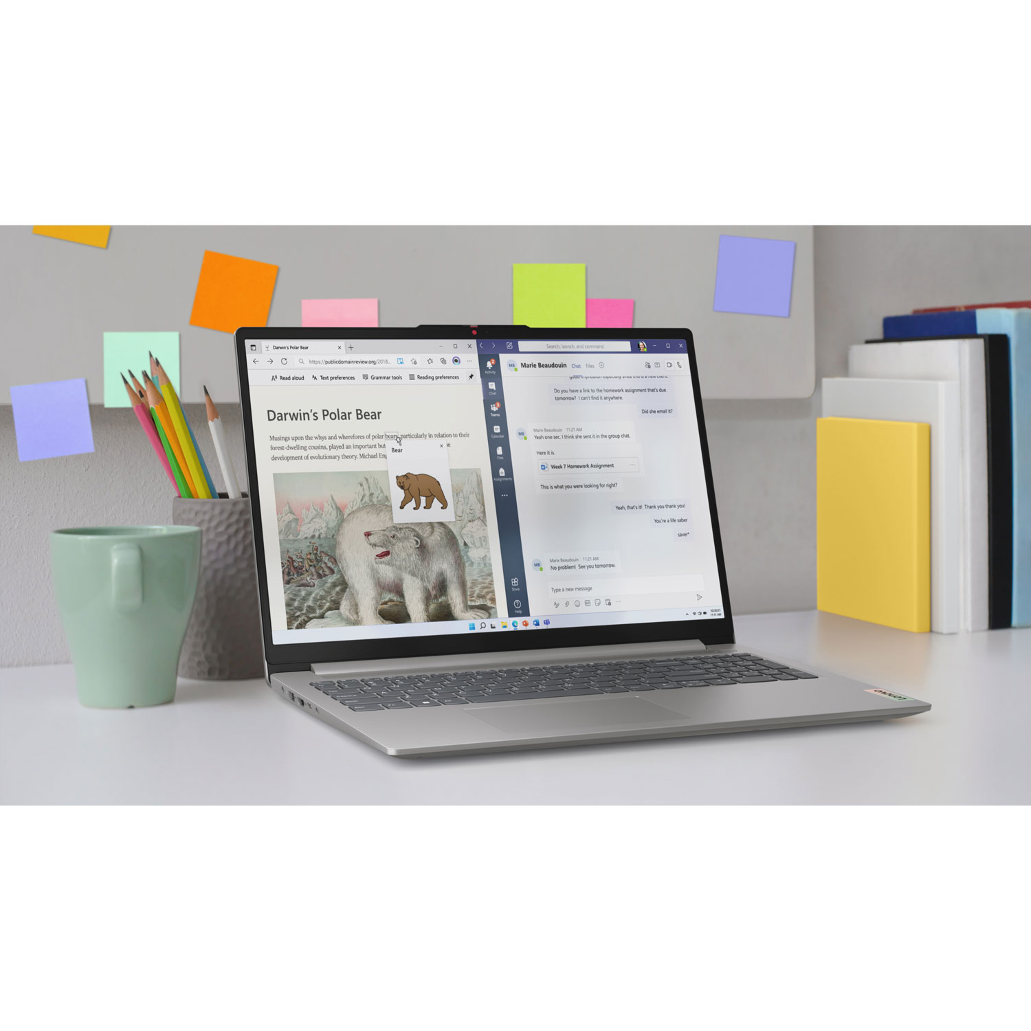 Chromebook de 14 po IdeaPad Slim 3 de Lenovo avec 3 mois de forfait Google AI Pro