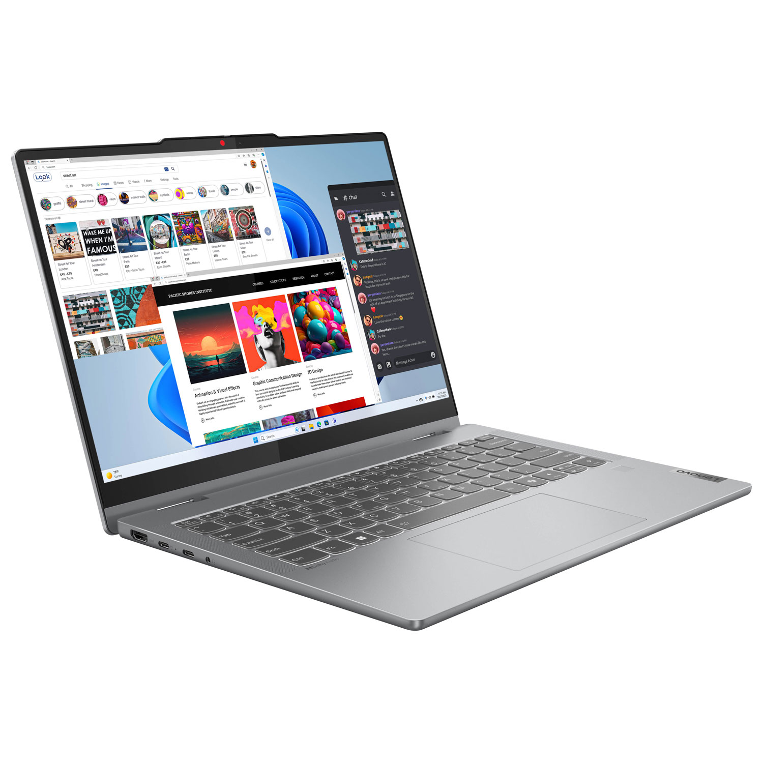 Lenovo IdeaPad 5 14" 2-in-1 Touchscreen Laptop - Luna Grey