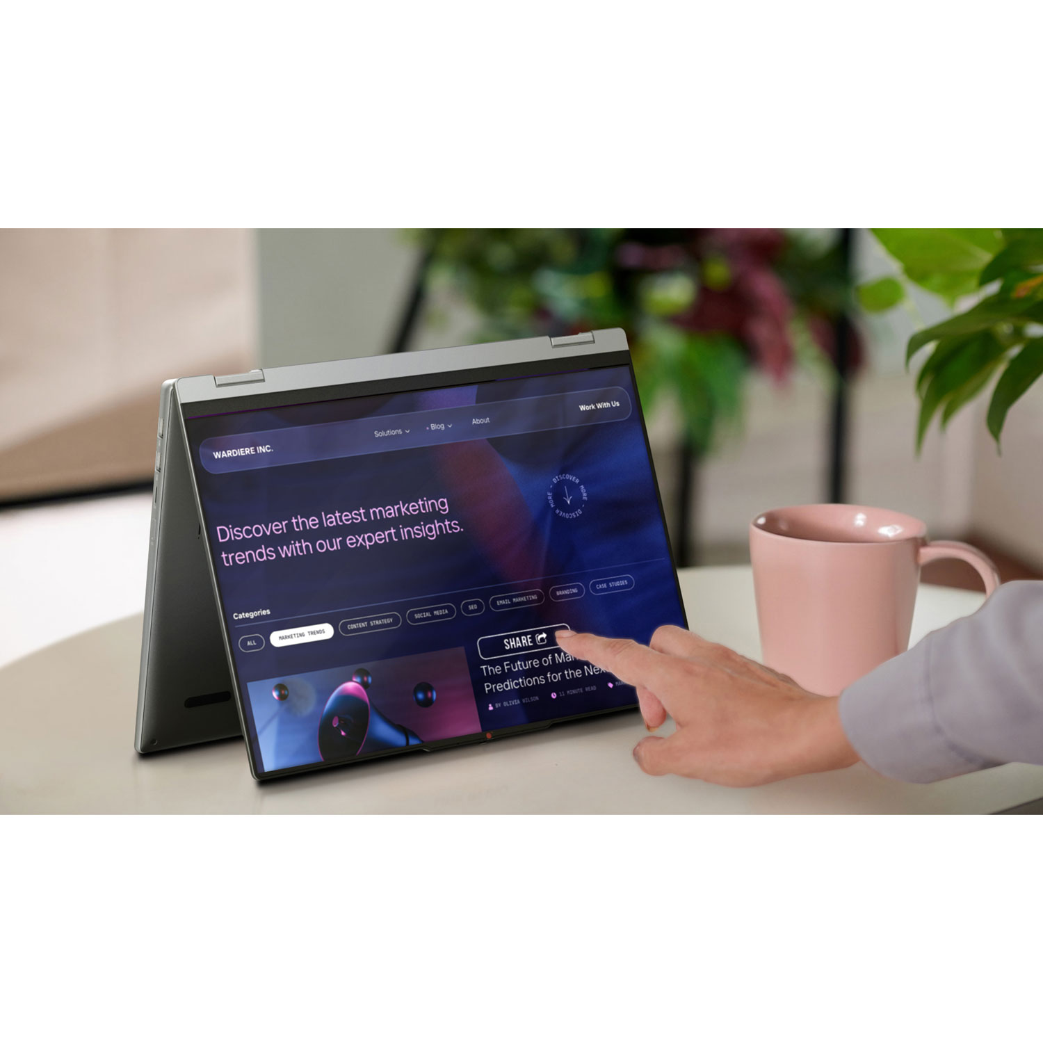 Lenovo IdeaPad 5 16" 2-in-1 Touchscreen Laptop - Luna Grey