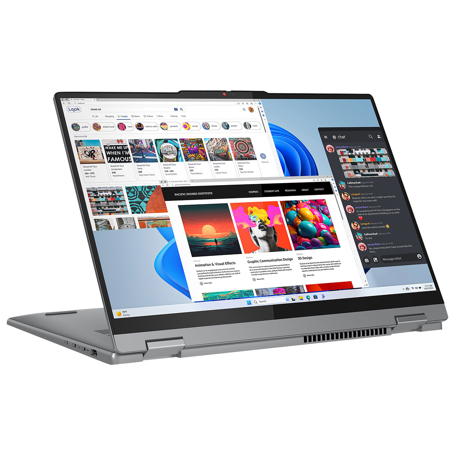 Lenovo IdeaPad 5 16" 2-in-1 Touchscreen Laptop - Luna Grey