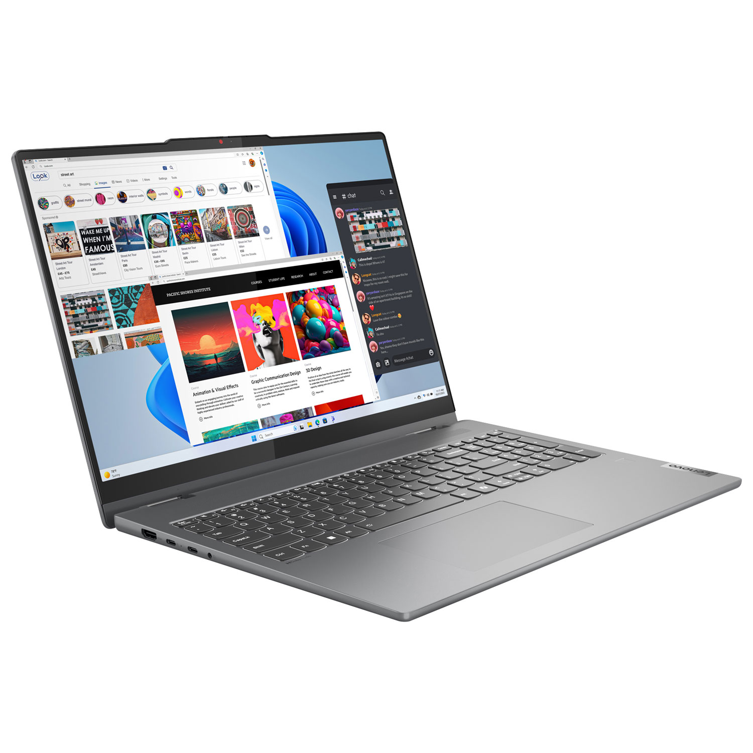 Lenovo IdeaPad 5 16" 2-in-1 Touchscreen Laptop - Luna Grey
