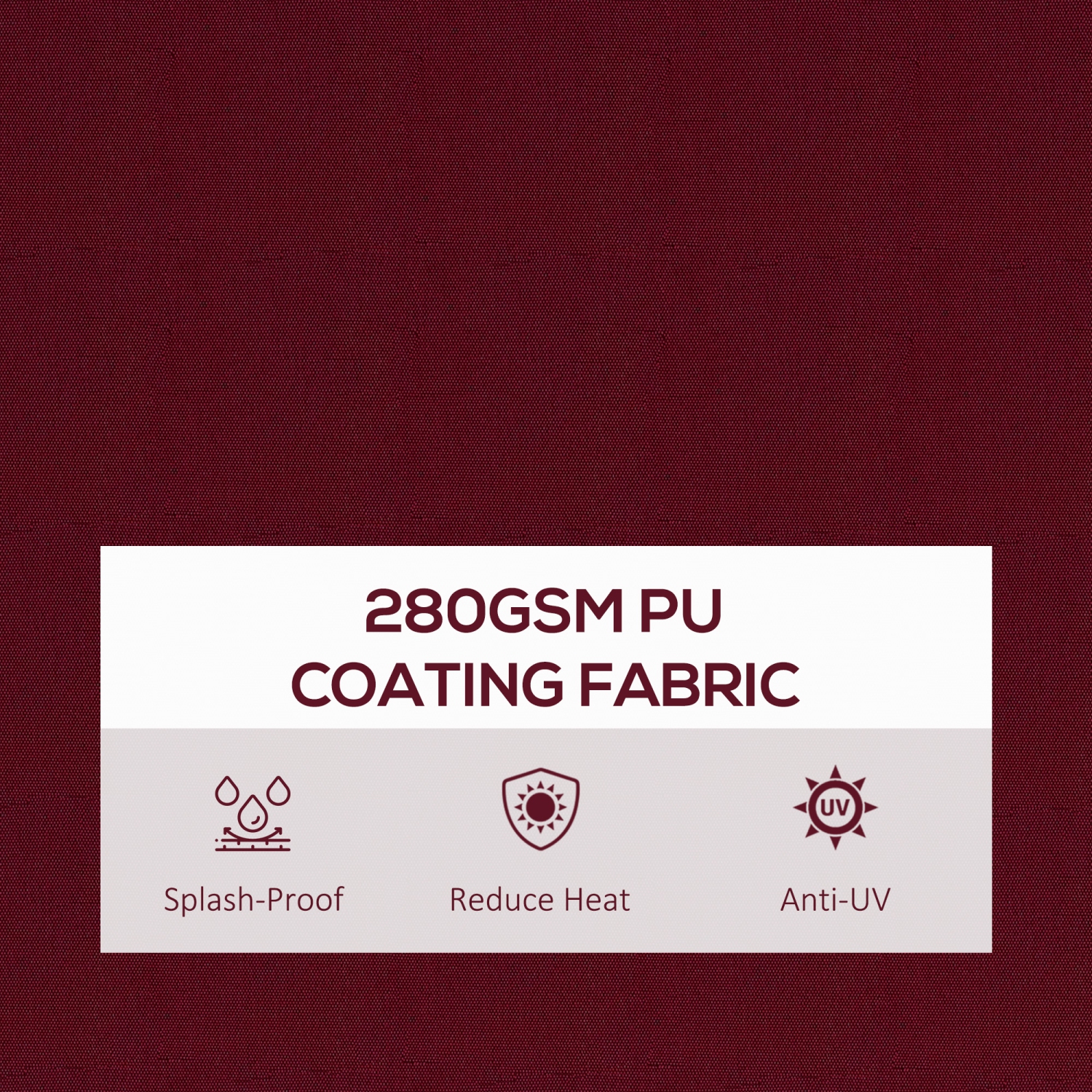 Outsunny&nbsp;13' x 10' Retractable Awning, Patio Awning Sunshade Shelter with Manual Crank Handle, 280gsm UV Resistant Fabric and Aluminum Frame,