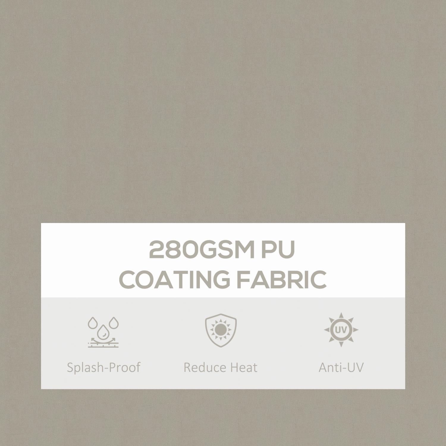 Outsunny&nbsp;13' x 10' Retractable Awning, Patio Awning Sunshade Shelter with Manual Crank Handle, 280gsm UV Resistant Fabric and Aluminum Frame,