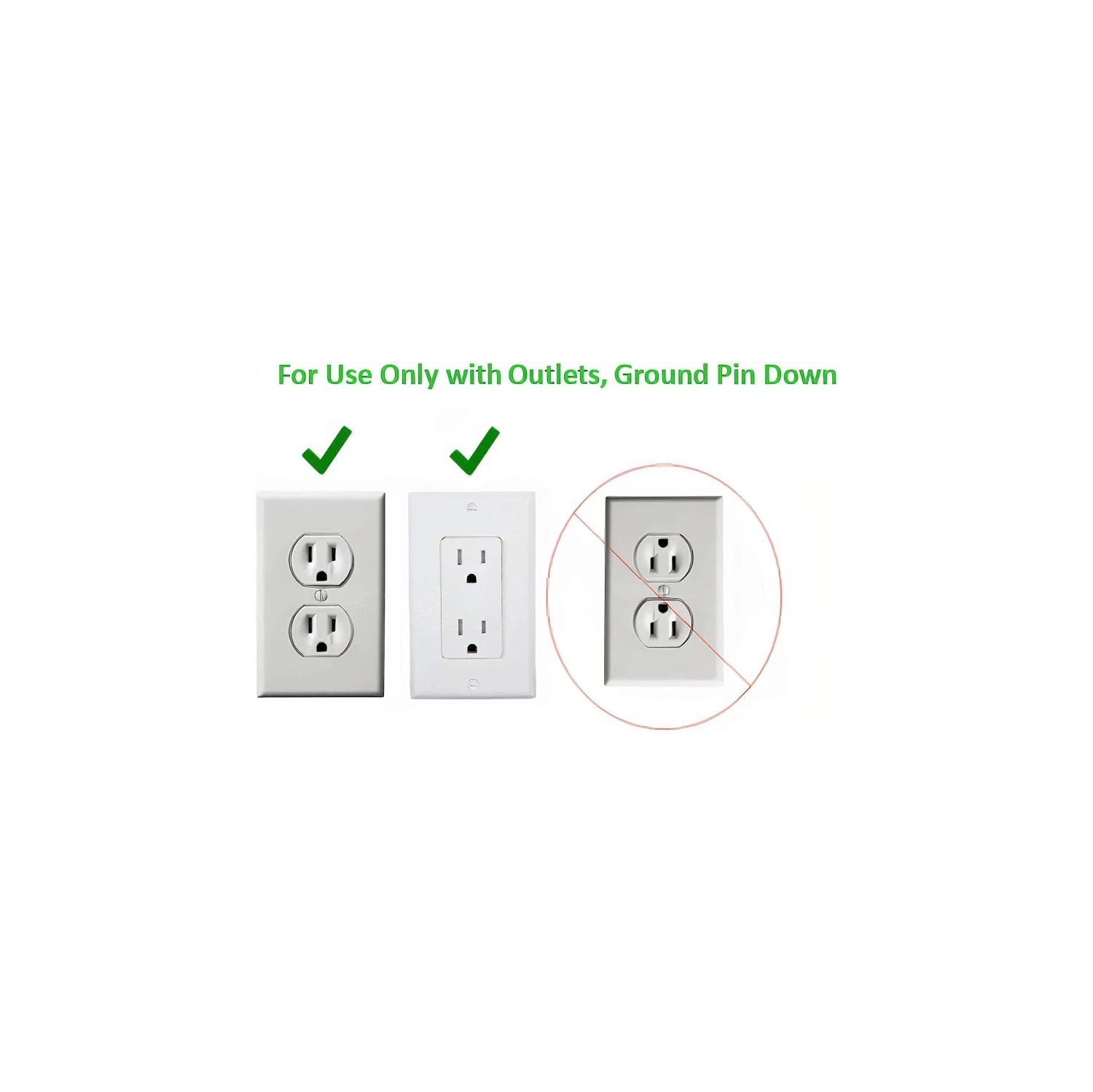 Ultra-Thin Outlet Concealer with Cord Kit - 3 Outlet, 3-Foot Cord, Universal Size, UL Certified