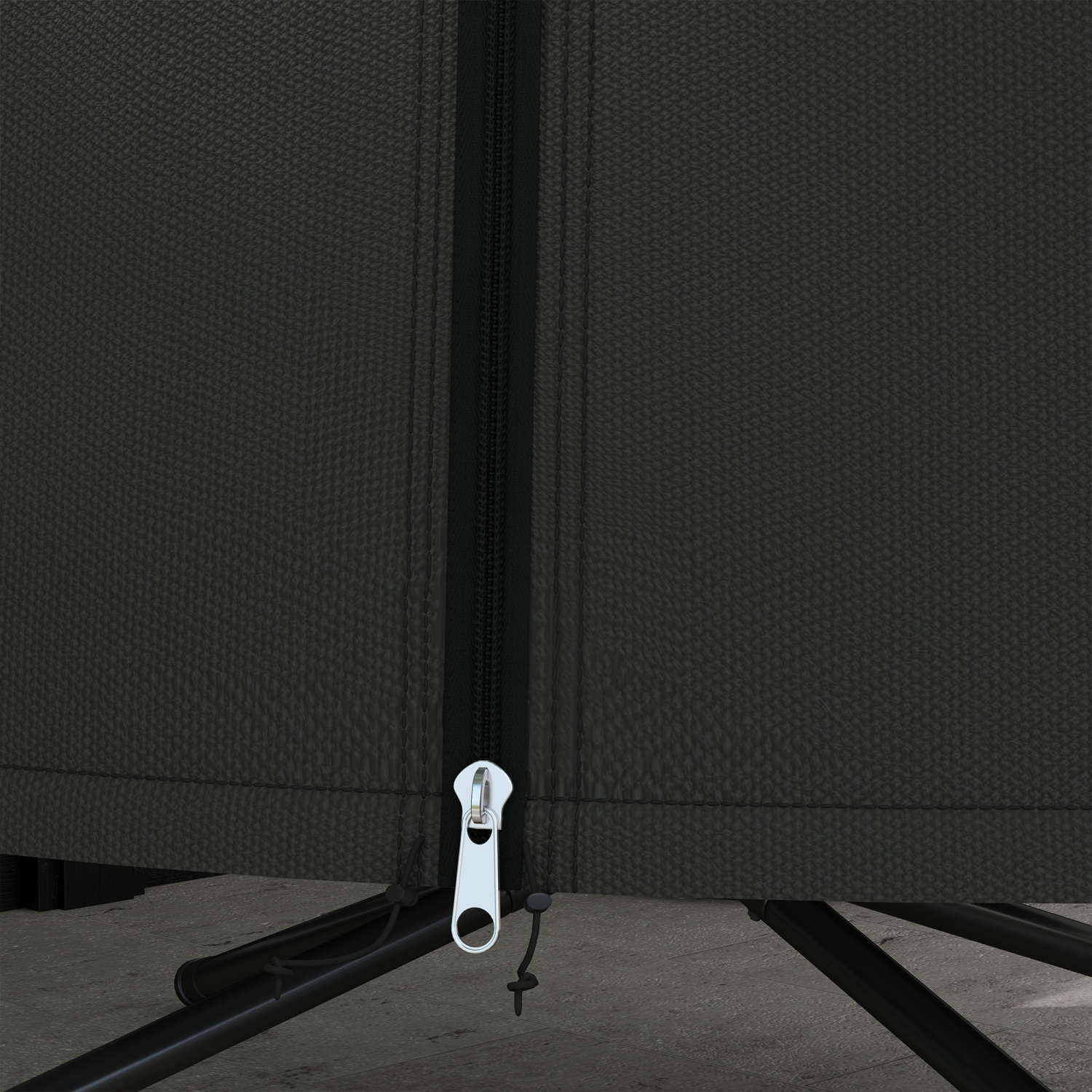 Outsunny Hanging Egg Chair Cover, Outdoor Single Swing Chair Cover, Waterproof Anti-dust Furniture Protector with Zipper, 420D Oxford Fabric for