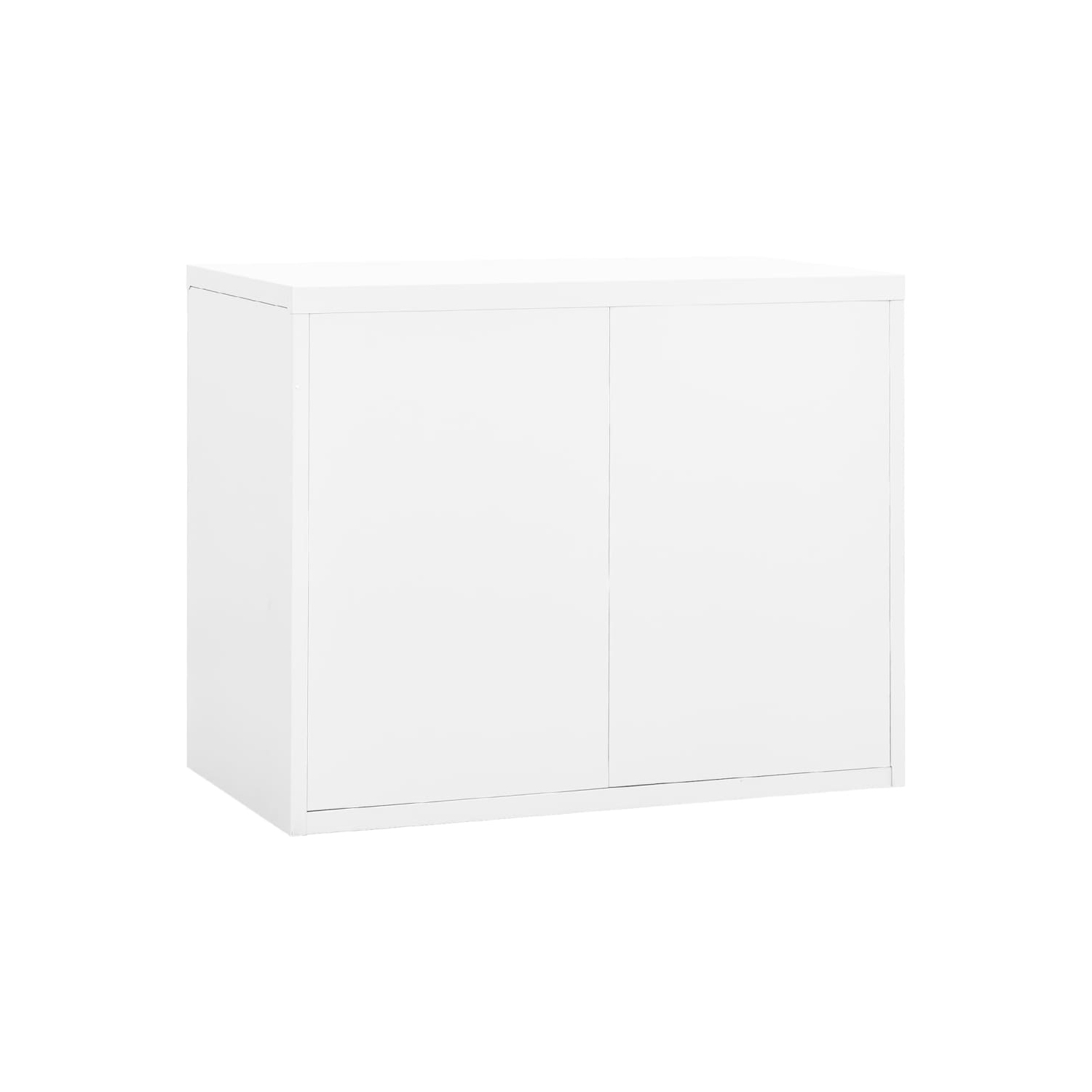 vidaXL Filing Cabinet White 90x46x72.5 cm Steel