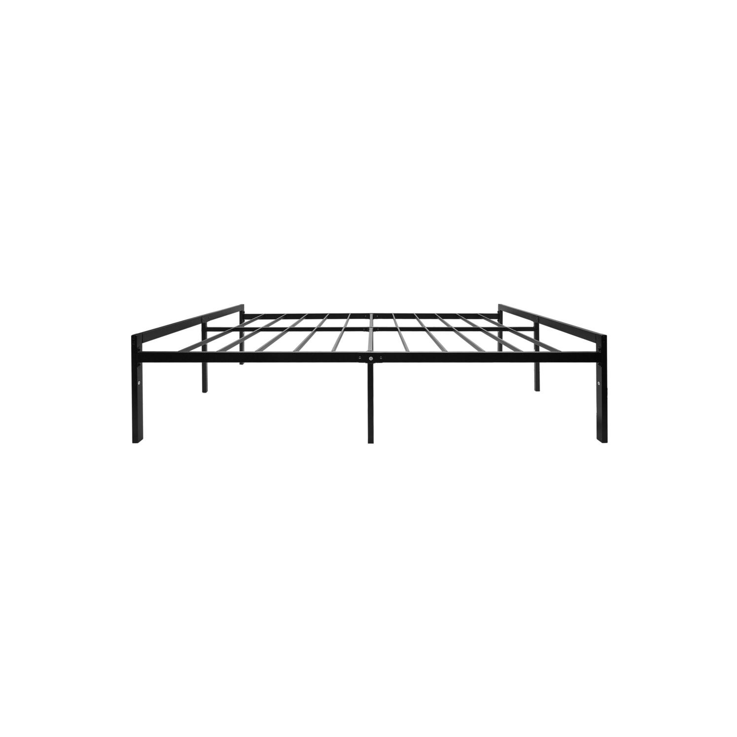 Queen Size Bed Frame with 14.25" Storage Space, Heavy Duty Metal Platform Bed Frame, No Box Spring Needed and Noise Free