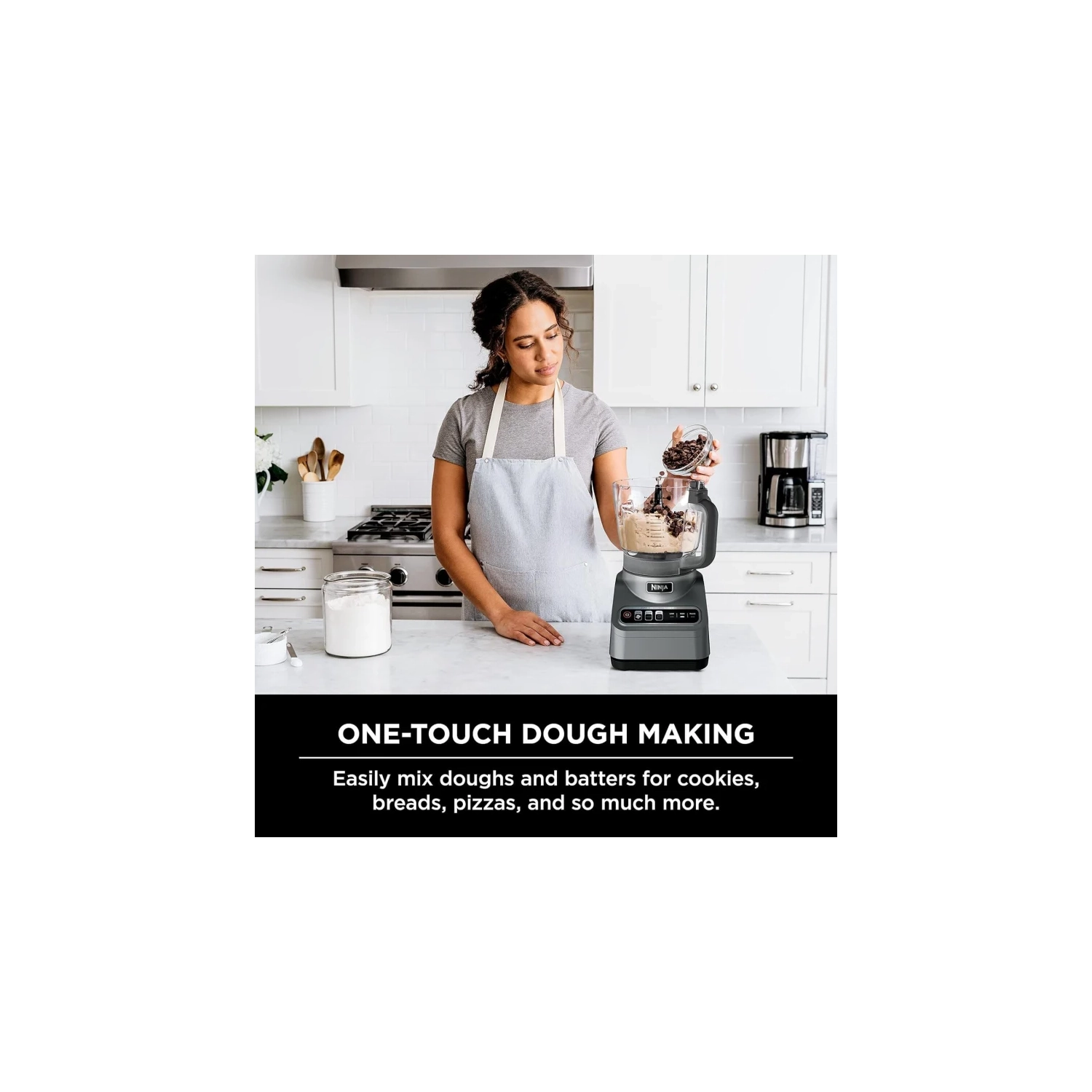 Puissant processeur de Ninja : Côtelettes, purées, tranches, rouges (Canada)