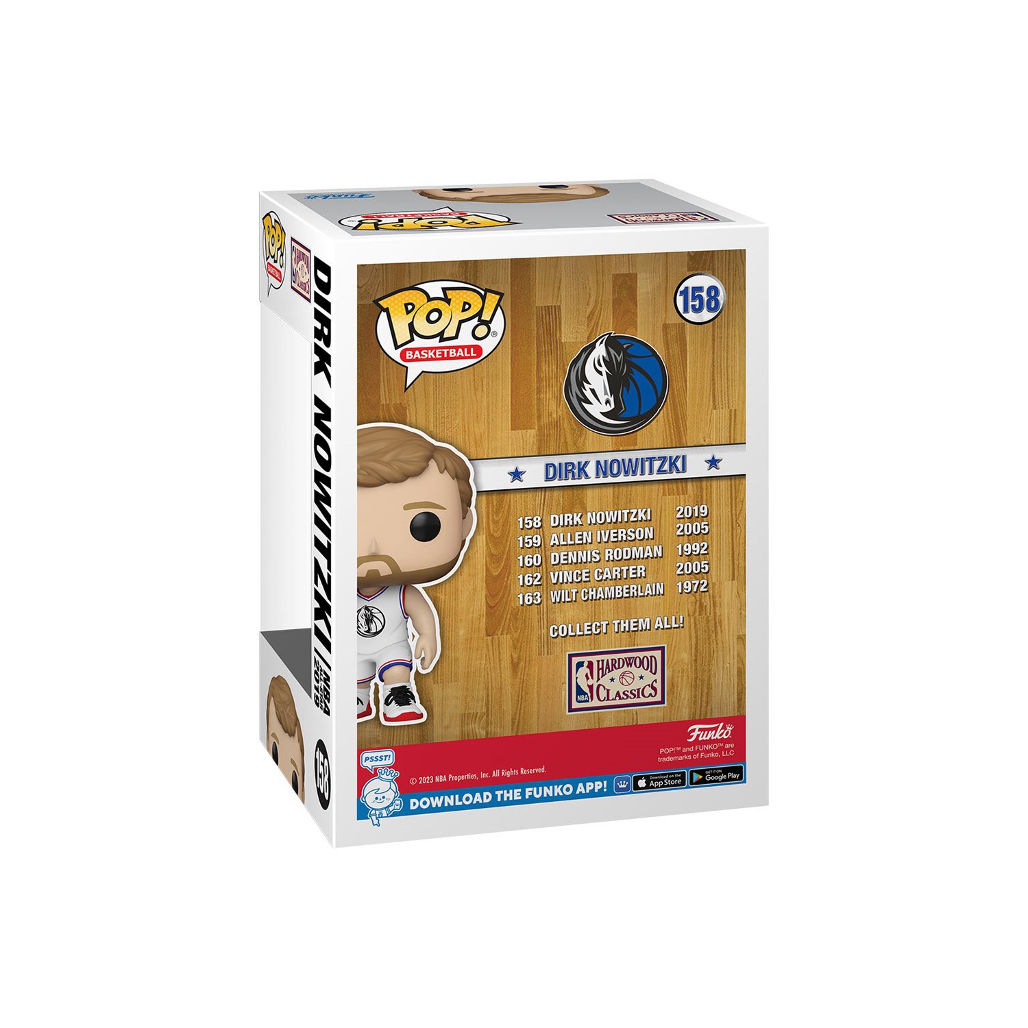 Pop Sports NBA Baskeltball 3.75 Inch Action Figure All-Star - Dirk Nowitzki #158