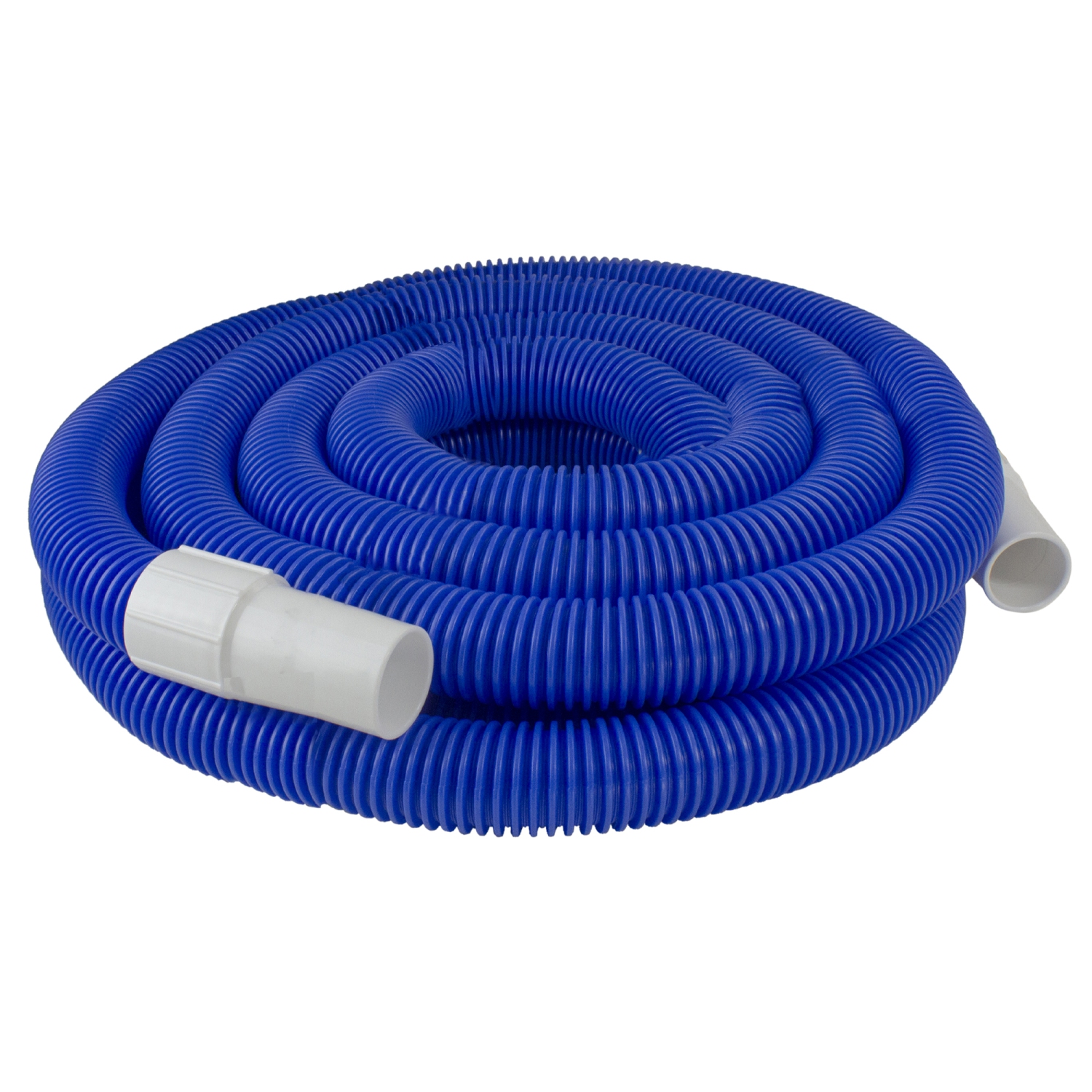 Tuyau pour piscine moulé bleu de 21 pi x 1,25 po avec poignets pivotants