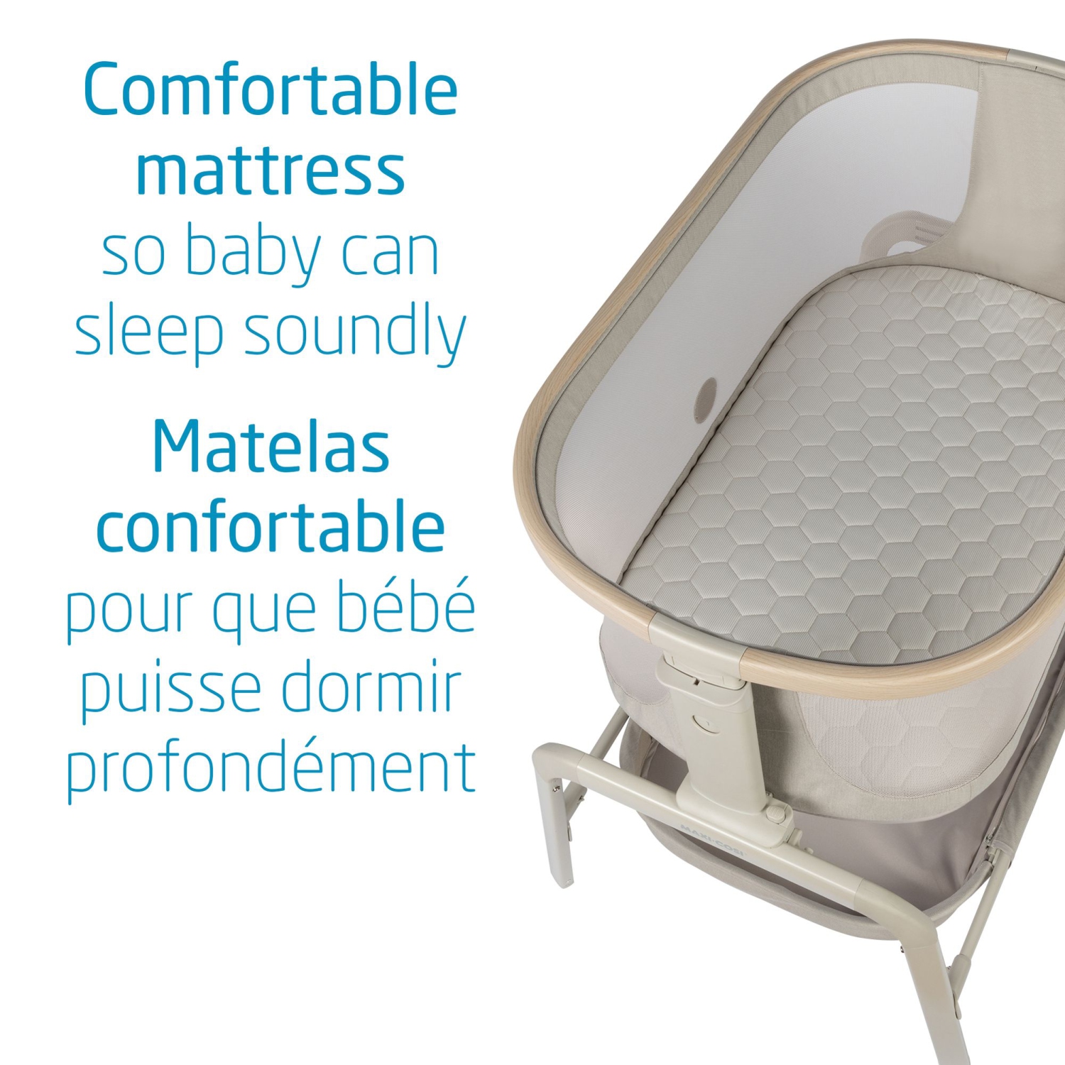 Maxi Cosi Iora Bedside Bassinet - Classic Oat