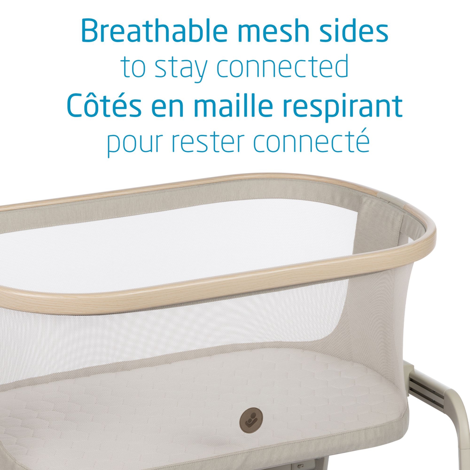 Maxi Cosi Iora Bedside Bassinet - Classic Oat