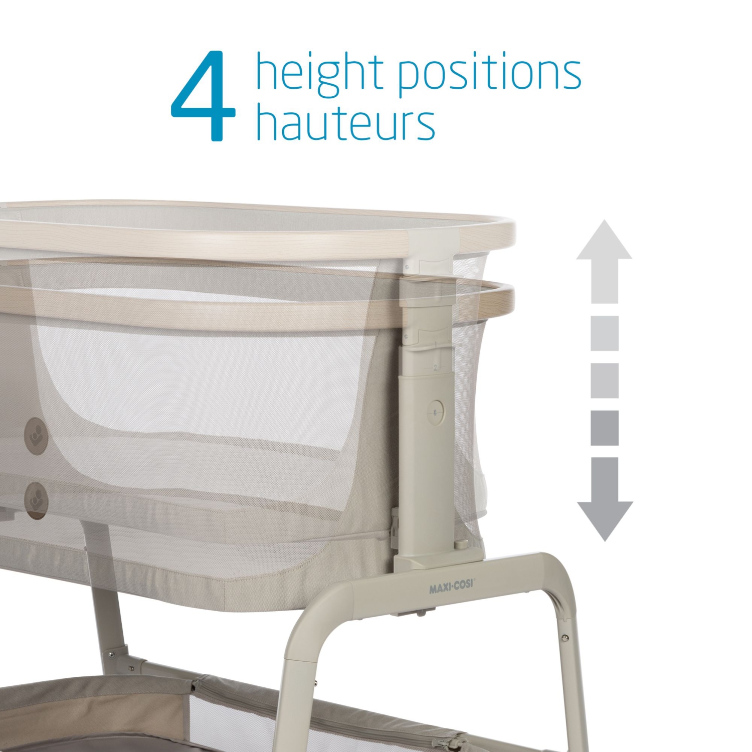 Maxi Cosi Iora Bedside Bassinet - Classic Oat