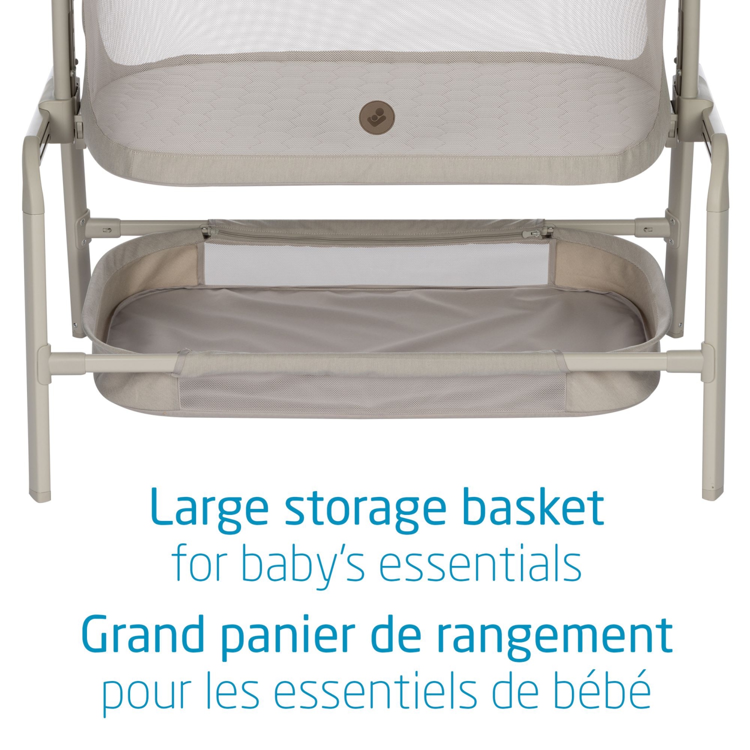 Maxi Cosi Iora Bedside Bassinet - Classic Oat