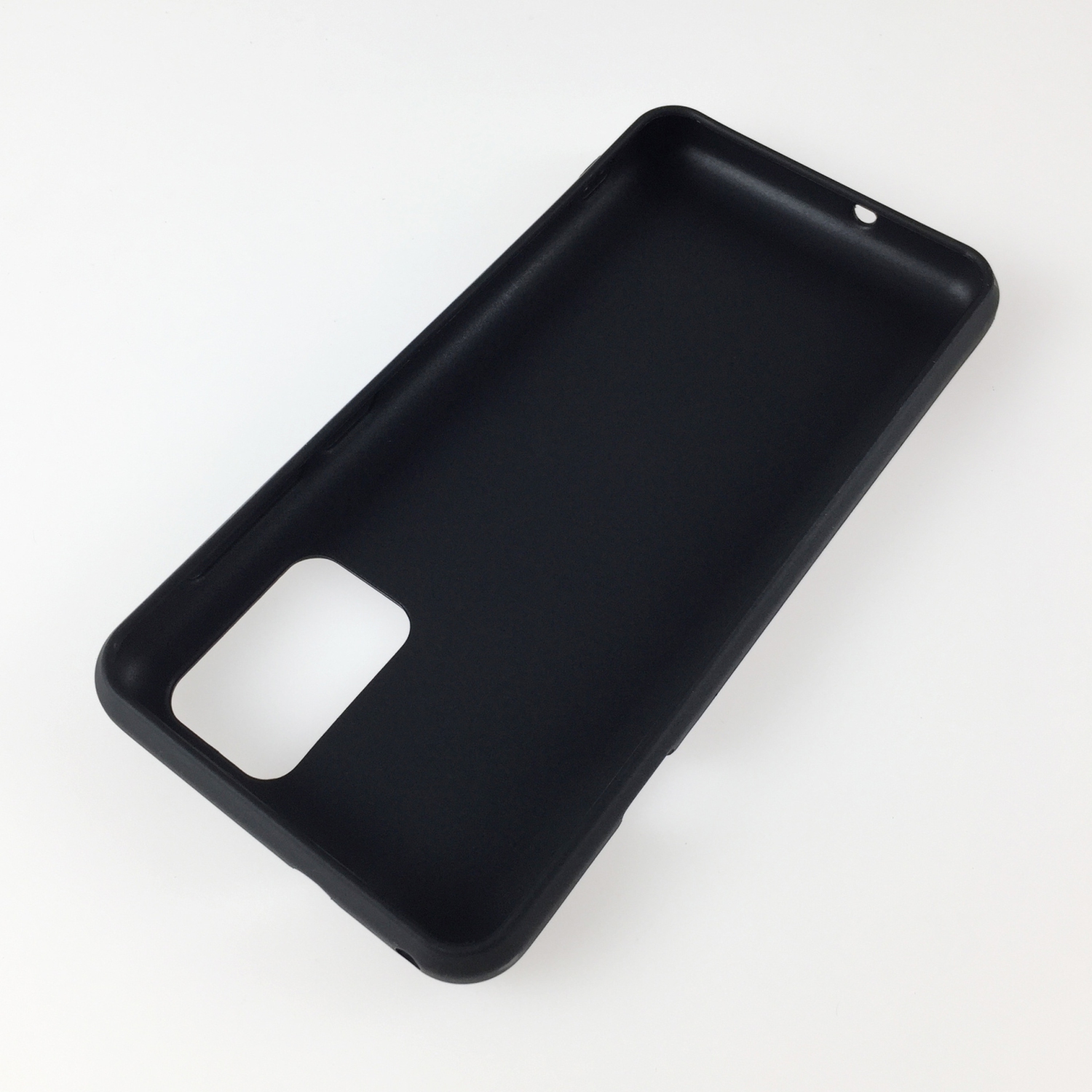 TopSave Soft Gel Rubber Matt Back TPU w/Glossy Bumper Case For ZTE Blade L9 5" , Black