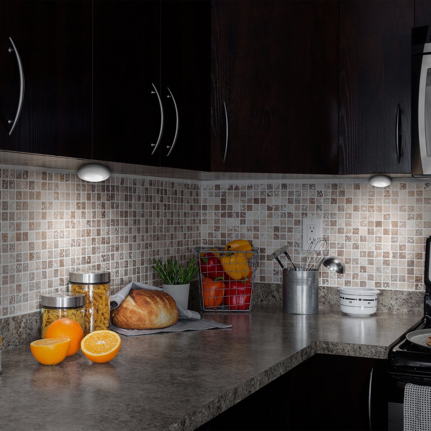 Monster – Ensemble de 3 lampes à DEL multicolores avec commande tactile et télécommande