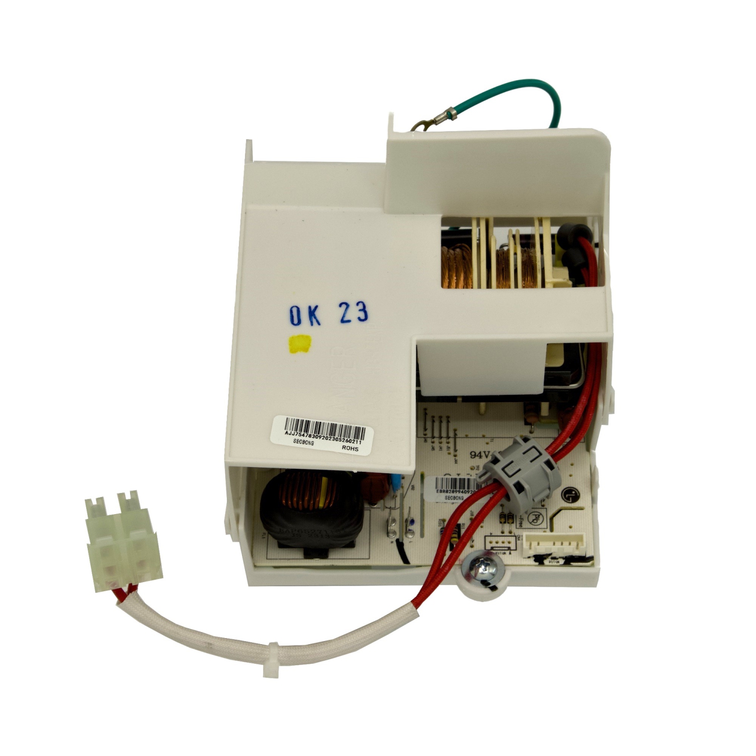 Refurbished LG Microwave Supporter Assembly, PCB, P/N: AJJ75478309, OEM part.