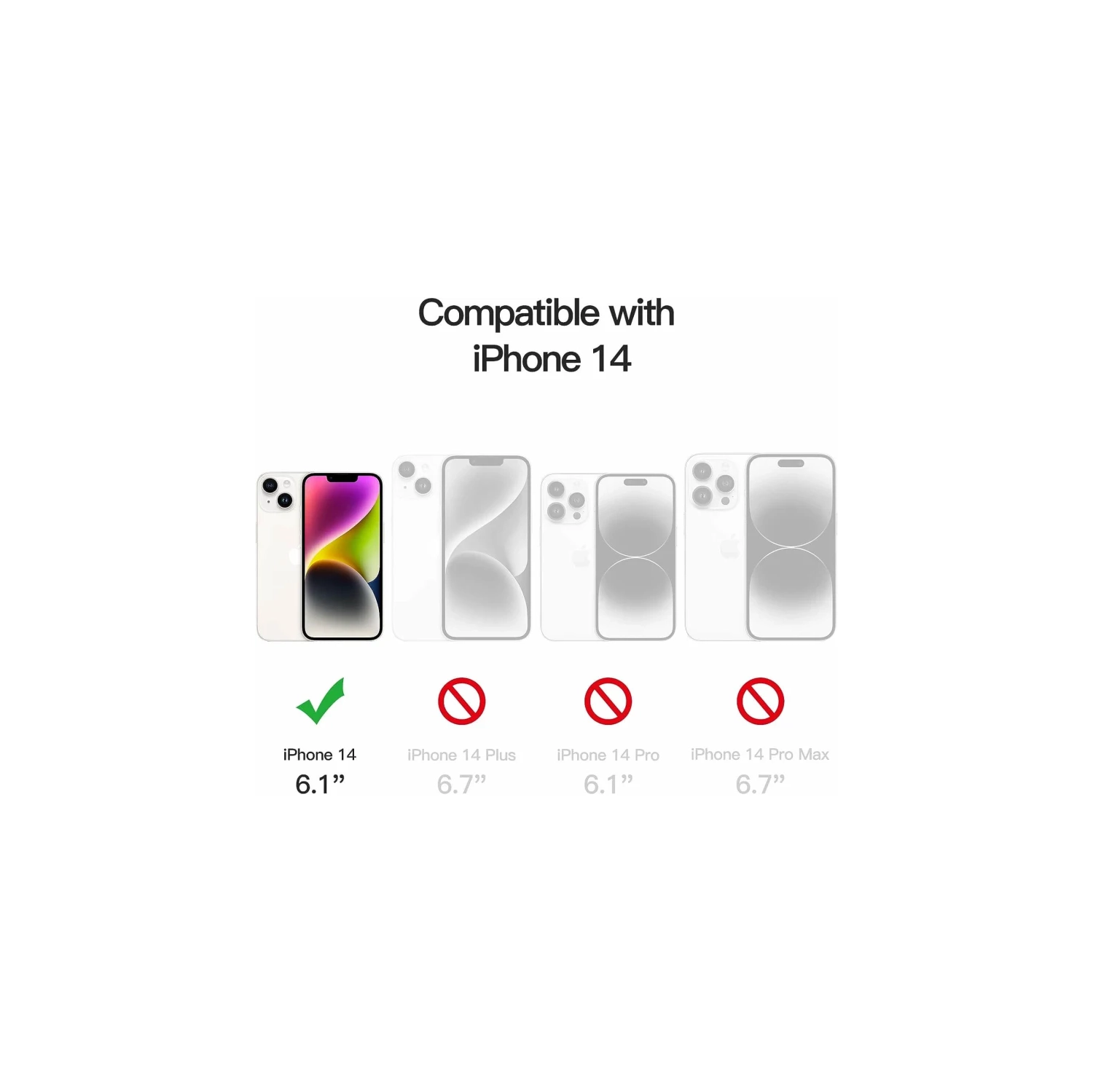 Clear iPhone 14 Case: Shockproof, Scratchproof, Non-Yellowing