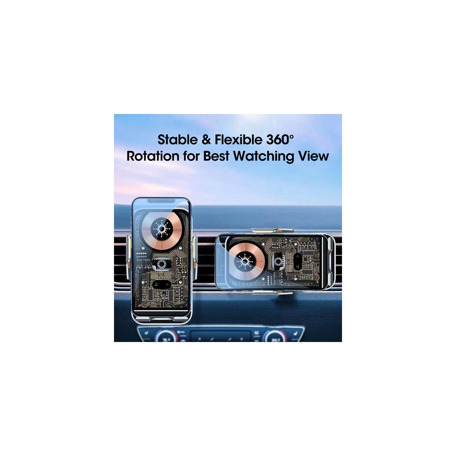 WEKOME Magnetic Wireless Car Charger(Holder)