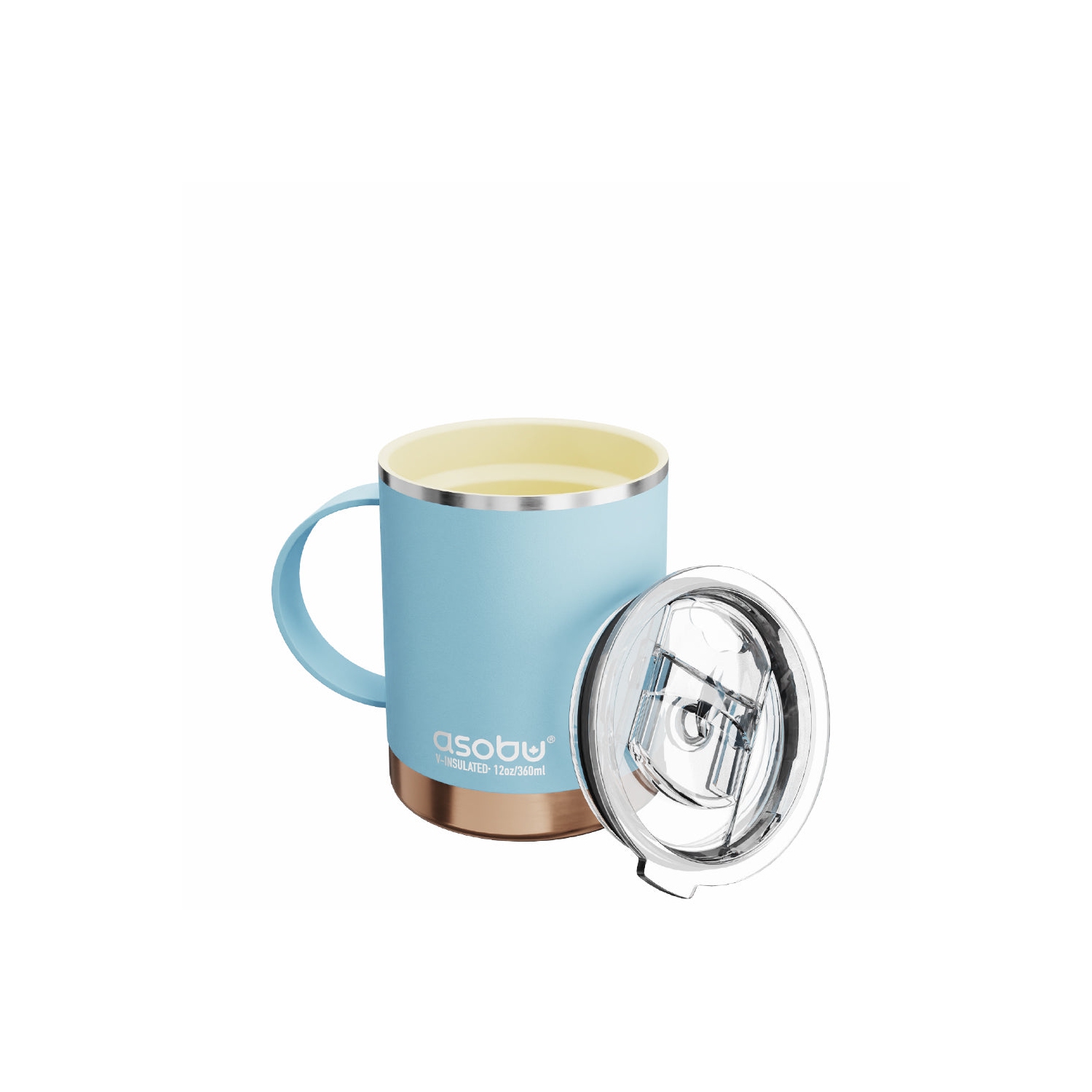 Tasse à café isotherme Ultimate d'Asobu avec revêtement interne en céramique