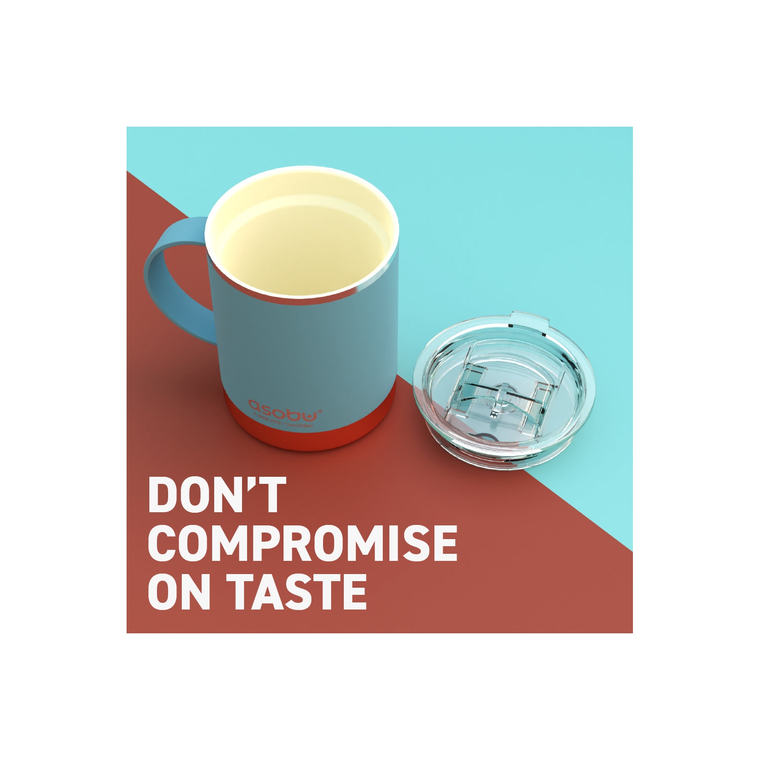 Tasse à café isotherme Ultimate d'Asobu avec revêtement interne en céramique