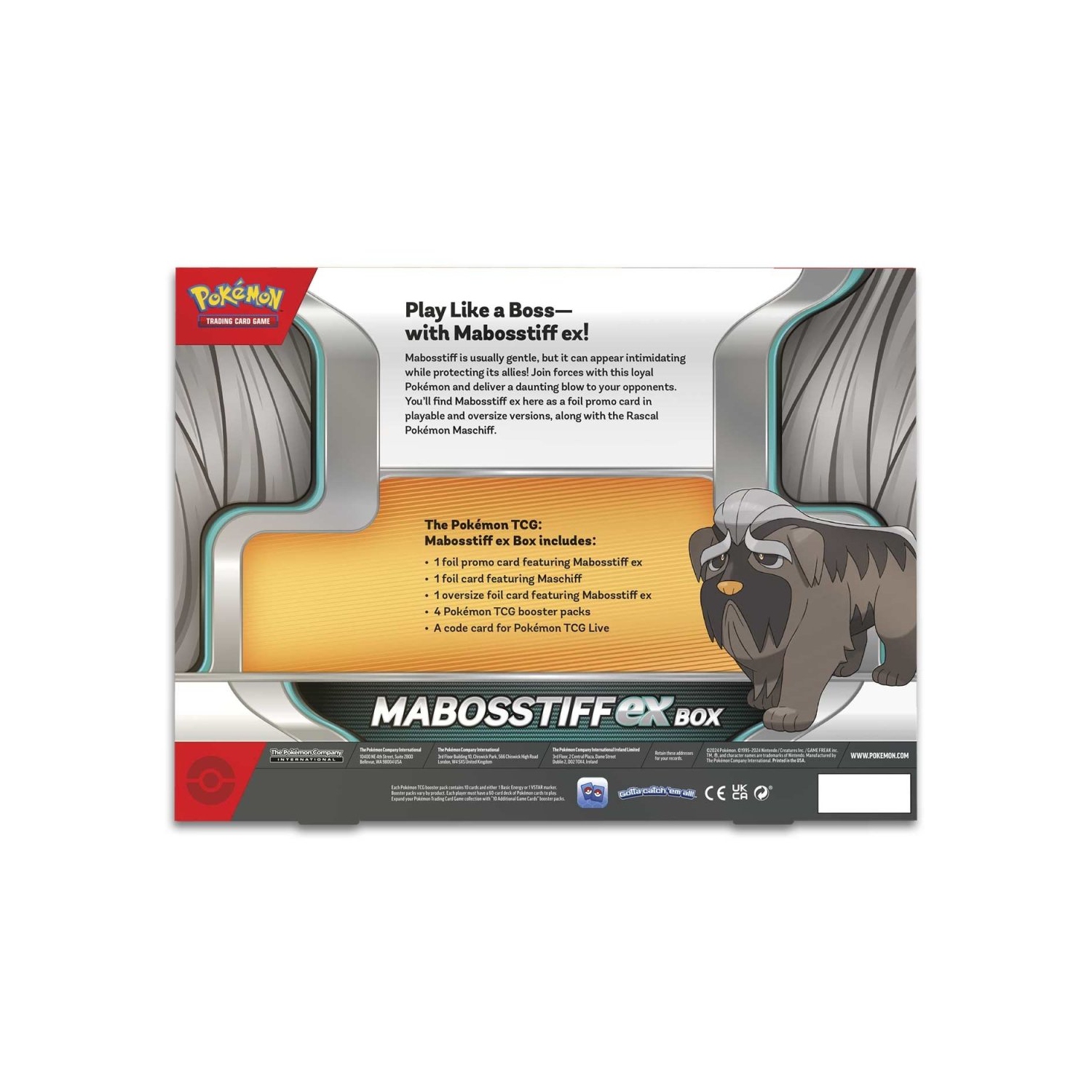 Jeu de cartes à collectionner Pokémon USA : Boîte Mabosrtiff