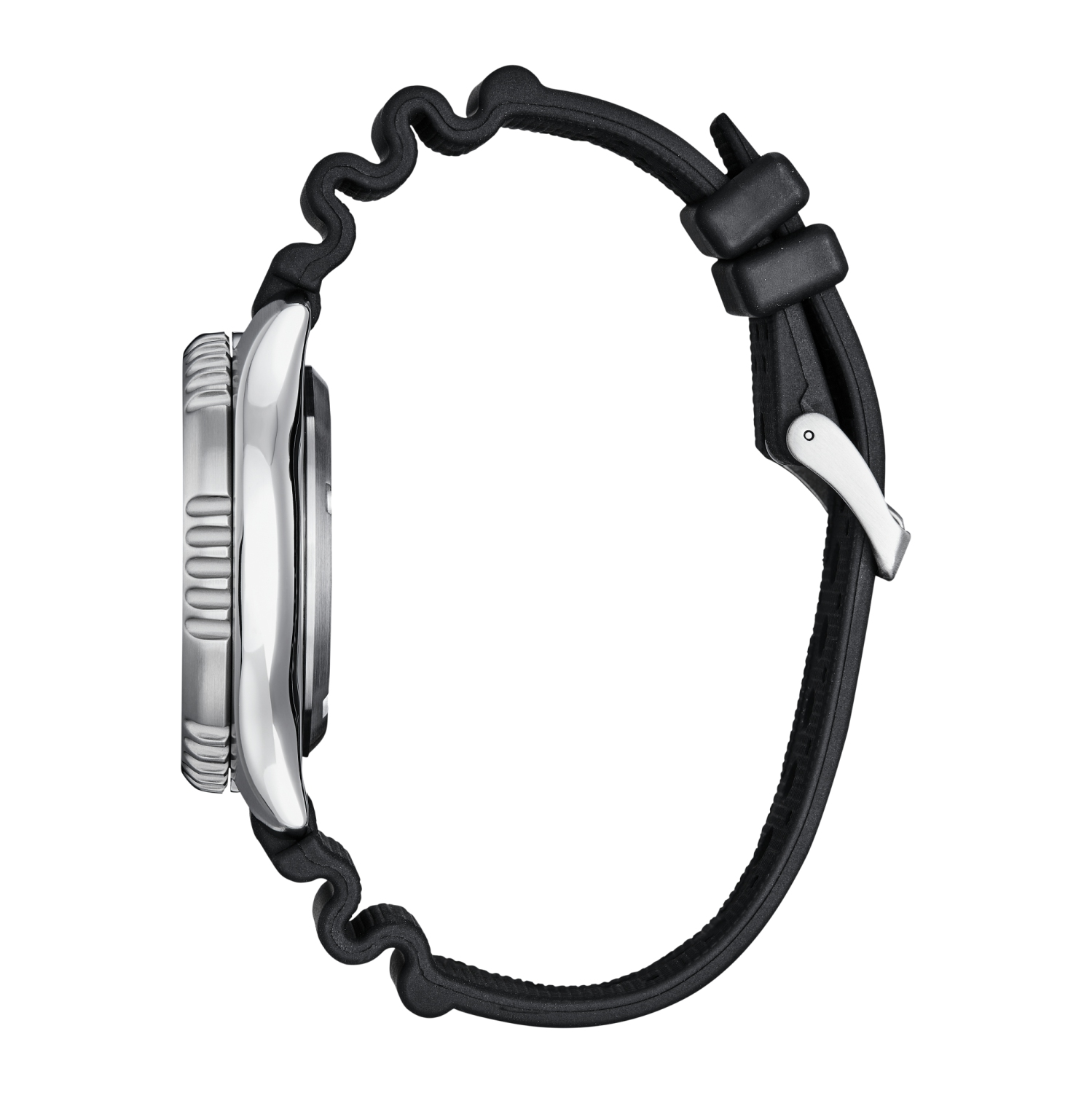 Montre automatique Promaster Dive pour hommes 44&nbsp;mm de Citizen avec boîtier en acier inoxydable argenté et bracelet en polyuréthane noir